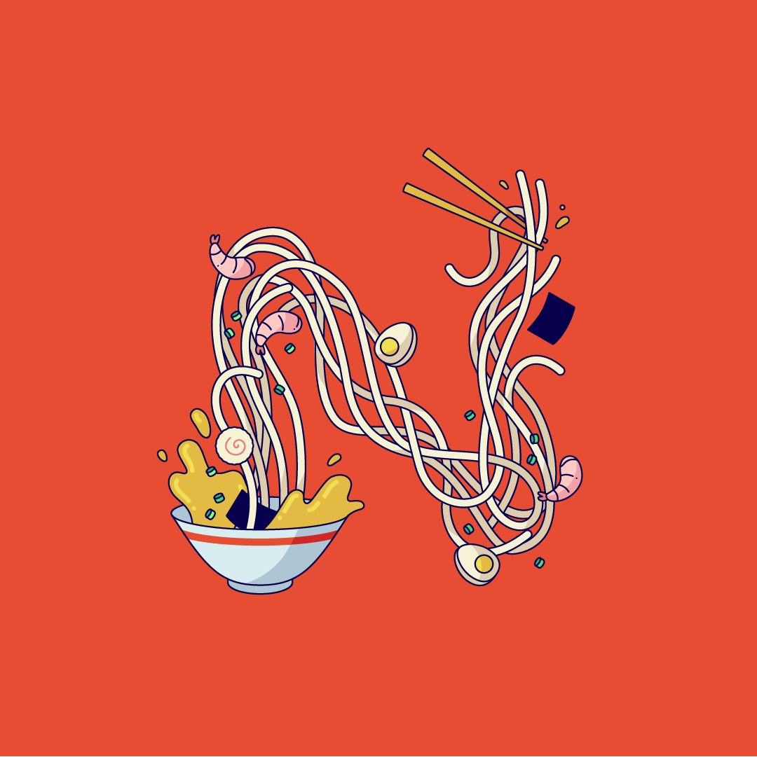 N for Noodles