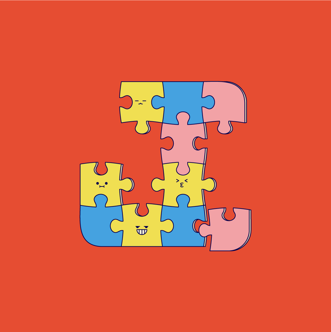 J for Jigsaw Puzzle
