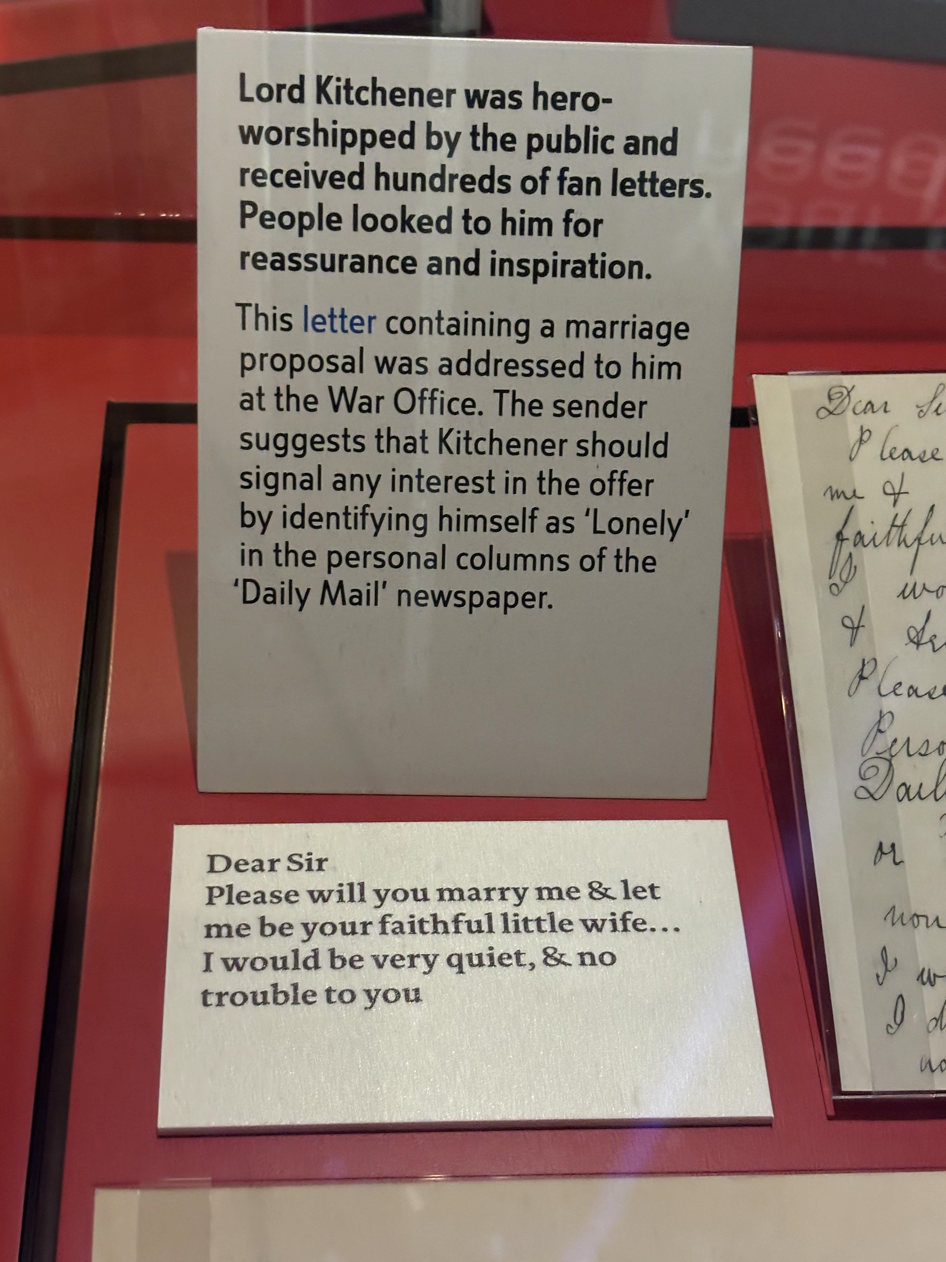 Lord Kitcheners... impact?