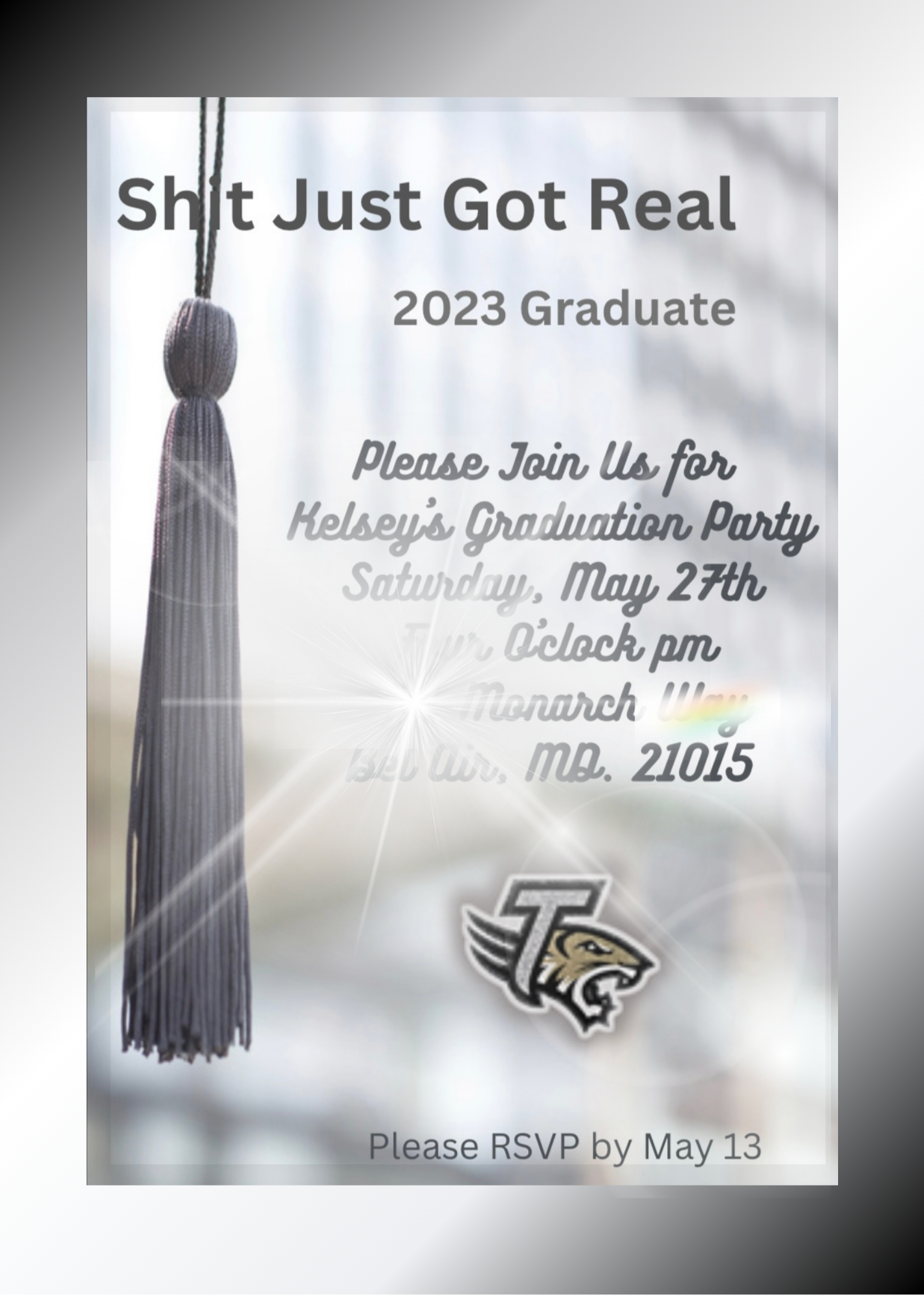 Grad Party Invitation