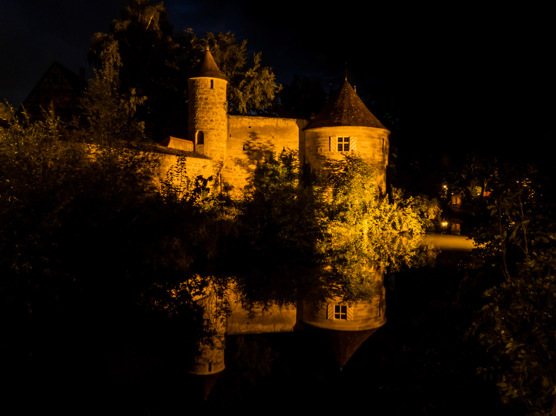 Dinkelsbuhl, stadsmuur