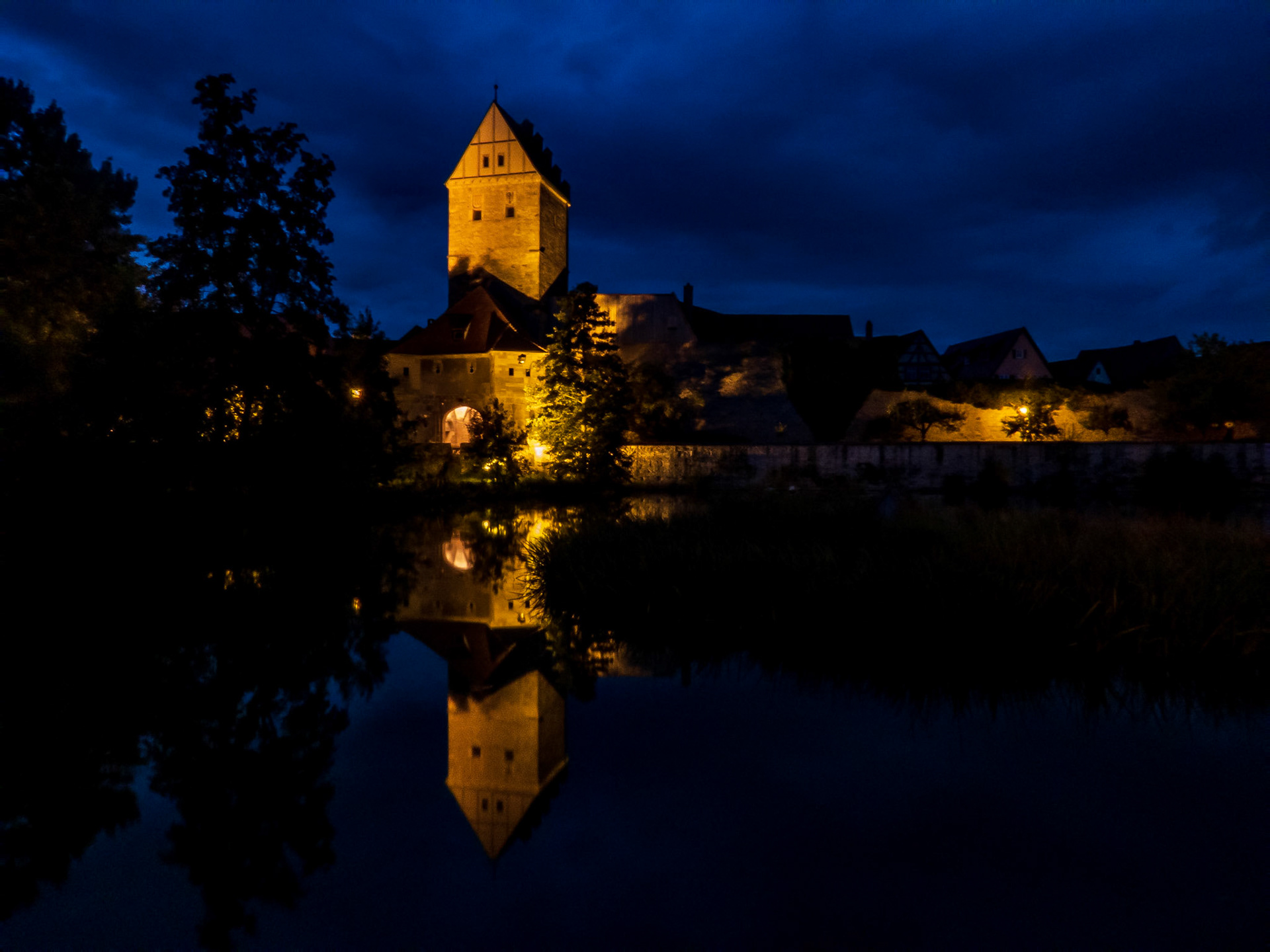 Dinkelsbuhl, stadsmuur