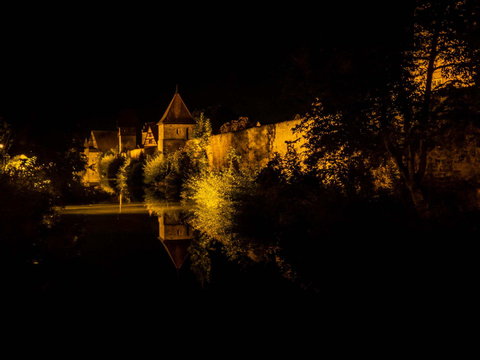 Dinkelsbuhl, stadsmuur