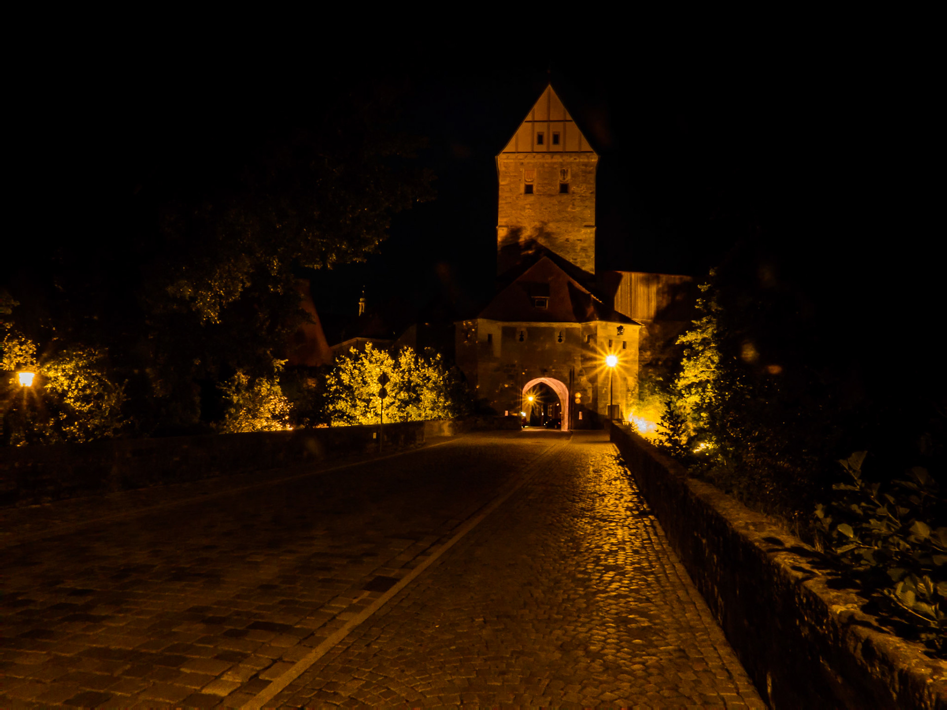Dinkelsbuhl, stadsmuur