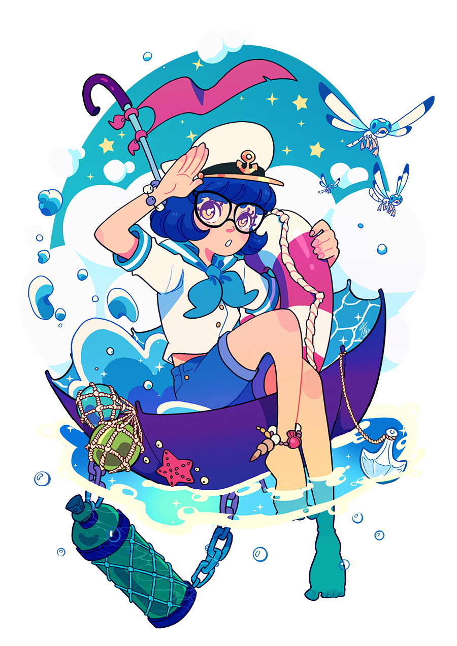 A cute style and composition practice piece
