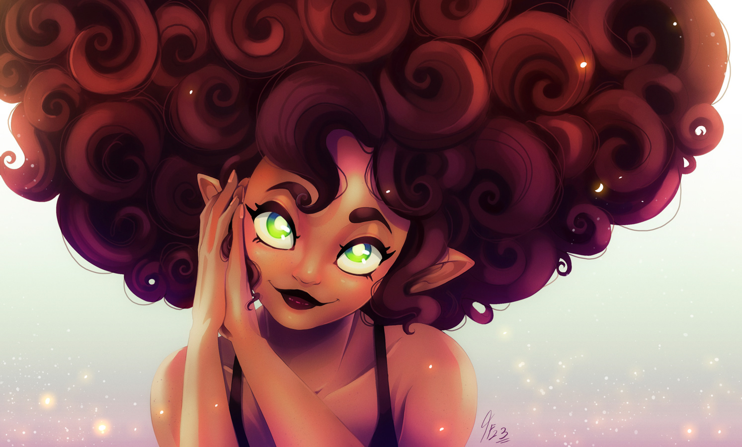Paint Practice of one of my comic characters
