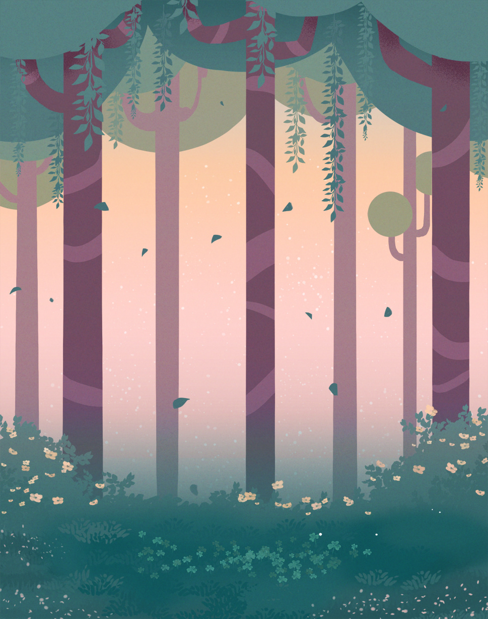 A simple style background piece
