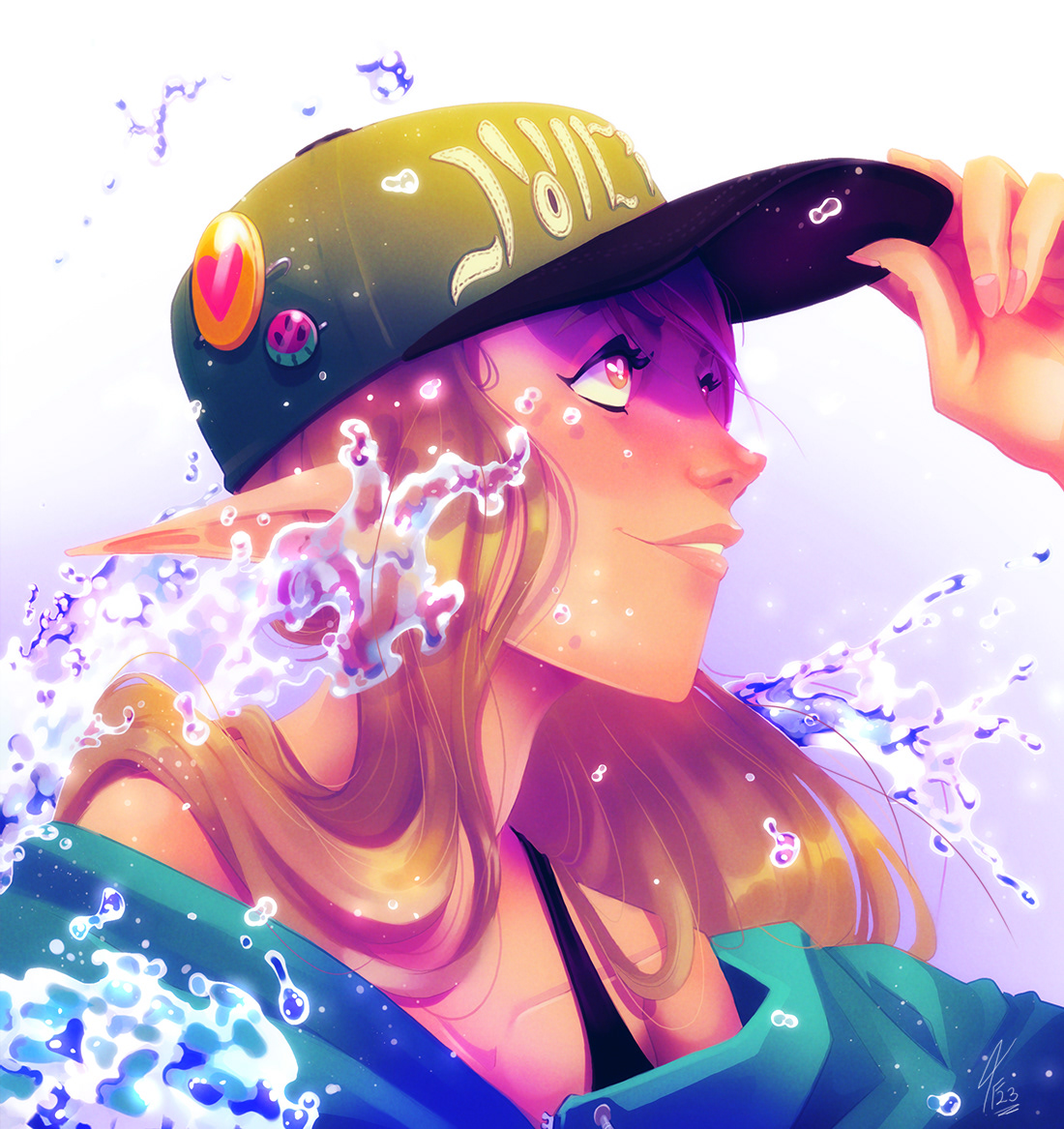 Paint Practice of one of my comic characters.