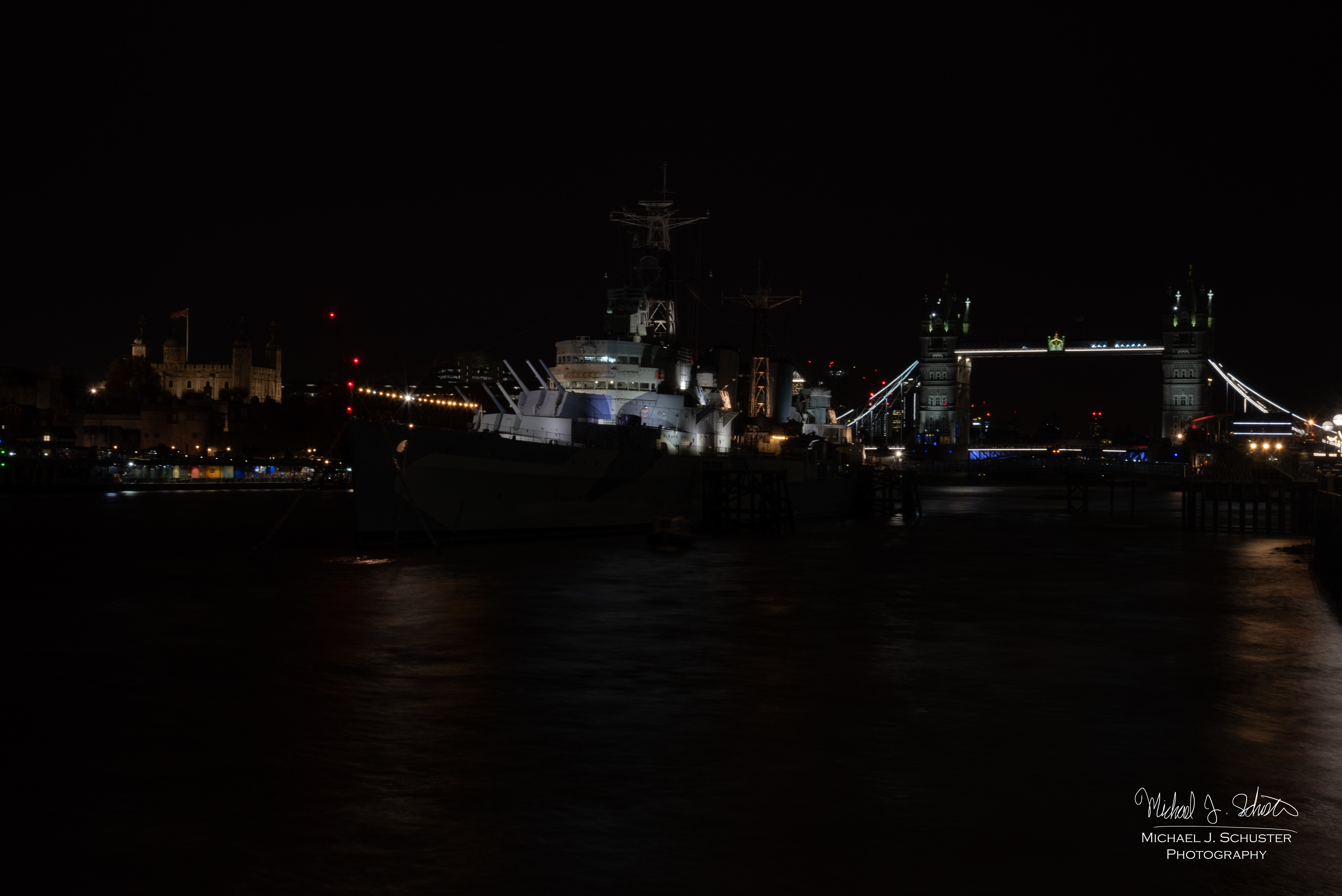 Thames at Night, UK, 2018