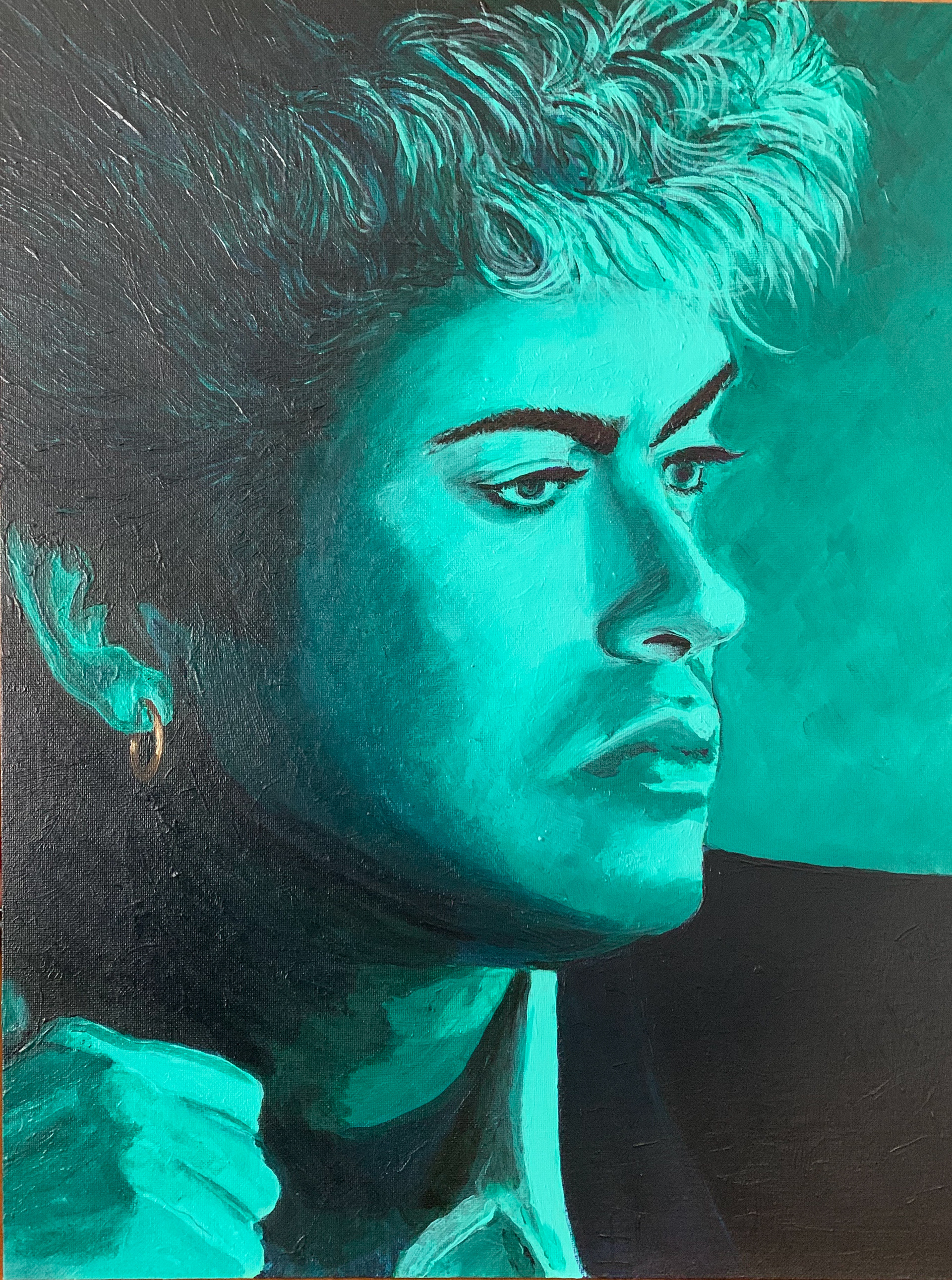 Acrylic on canvas board