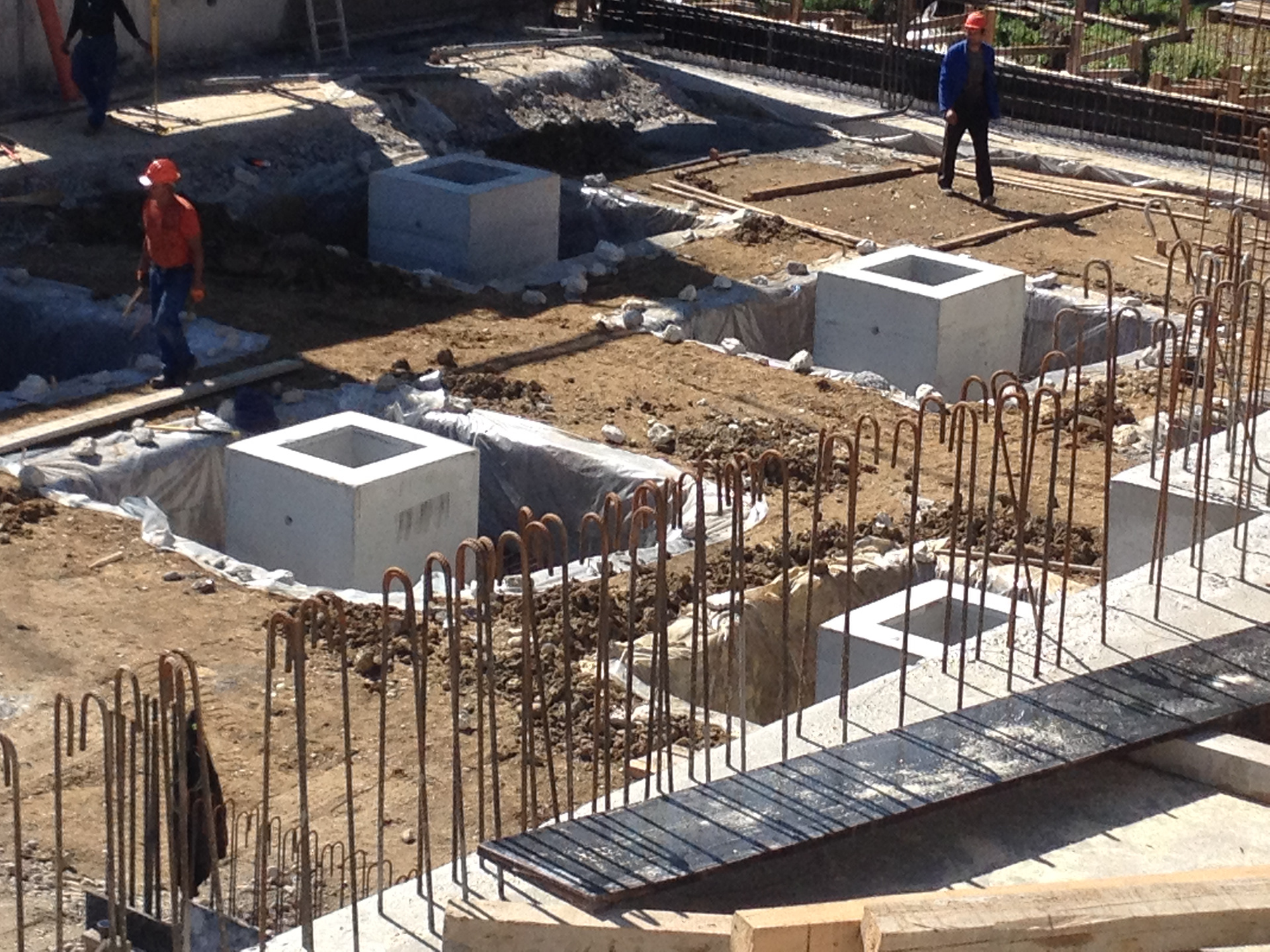 Baustellen der Firma Komperdell in Mondsee, Salzburg Umgebung.