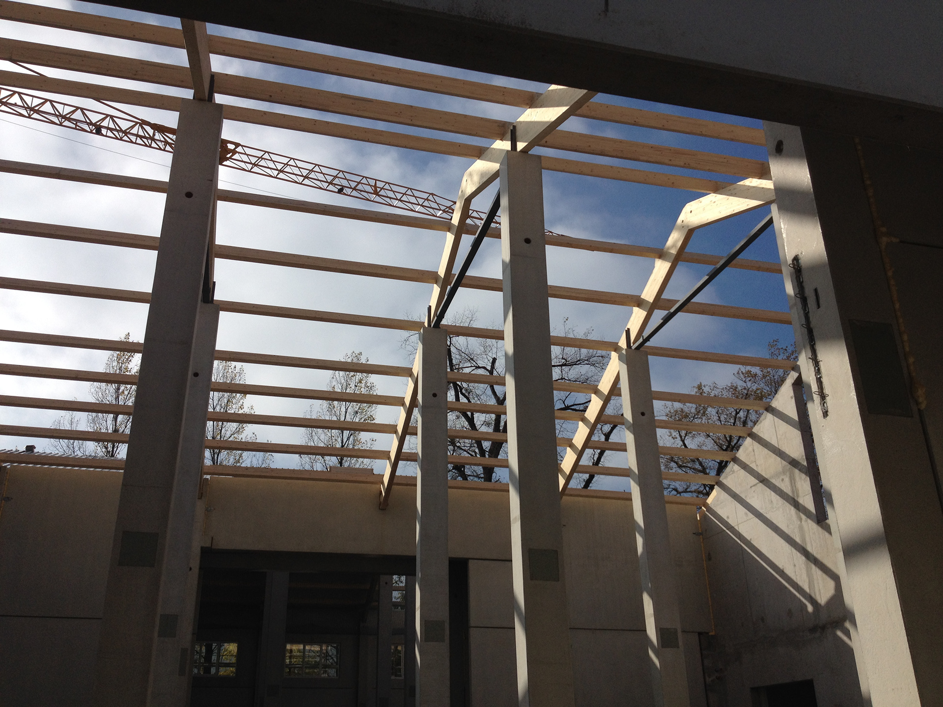 Baustellen der Firma Komperdell in Mondsee, Salzburg Umgebung.