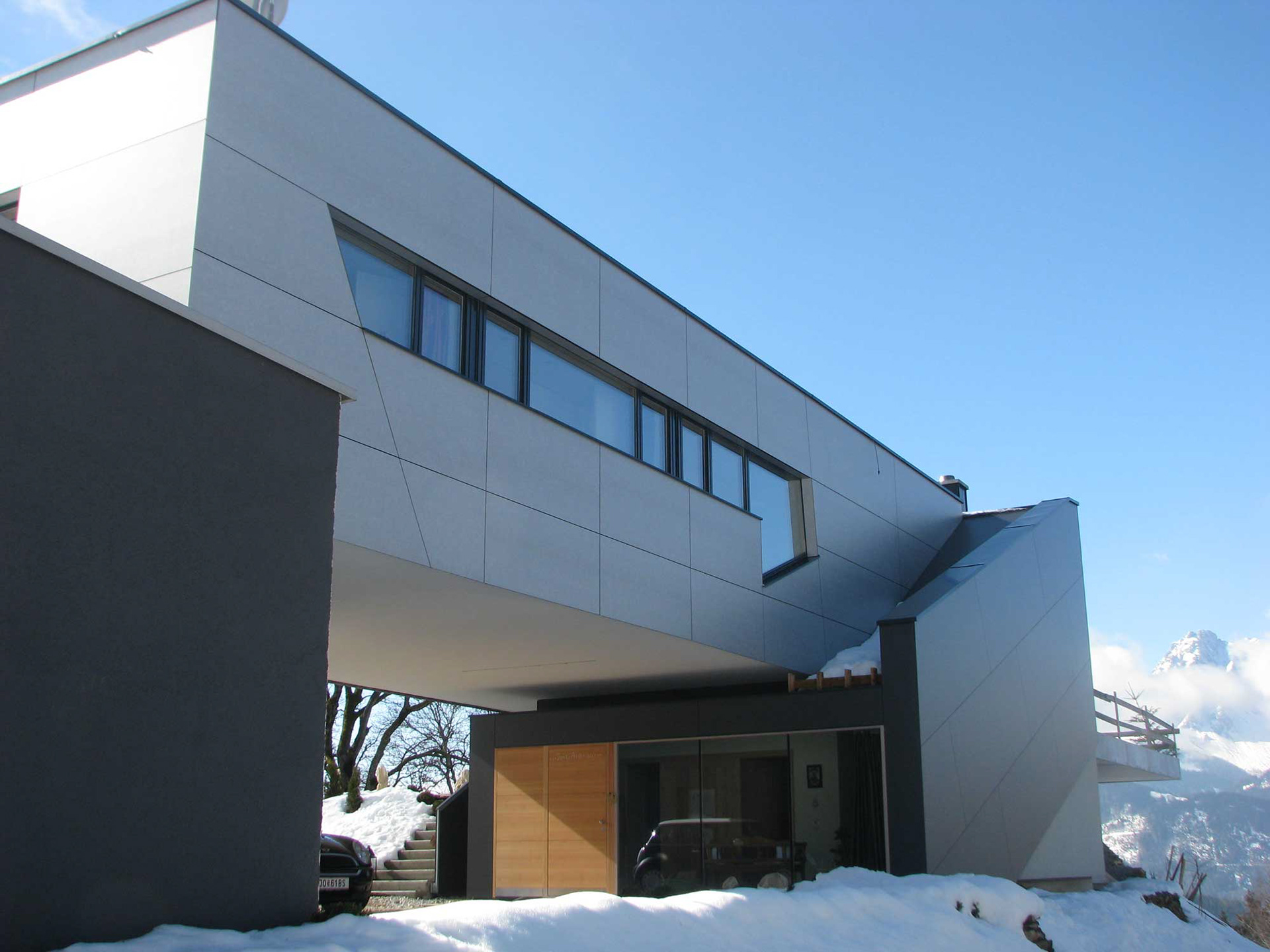 Fertiges Einfamilienhaus von Architekt Spraiter im Pongau, Österreich.