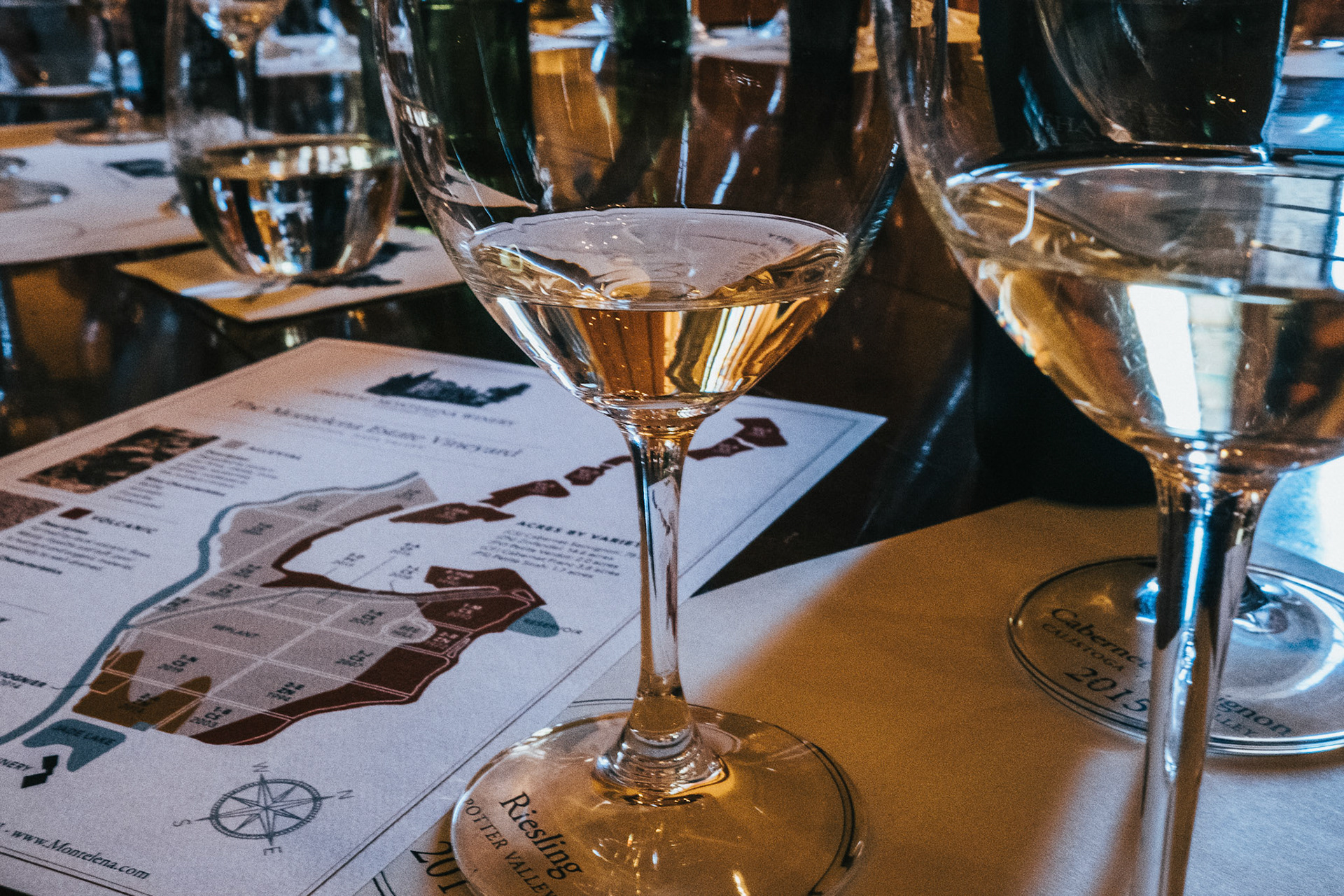 Chateau Montelena Winery. Tastings & tour. Napa Valley, California.