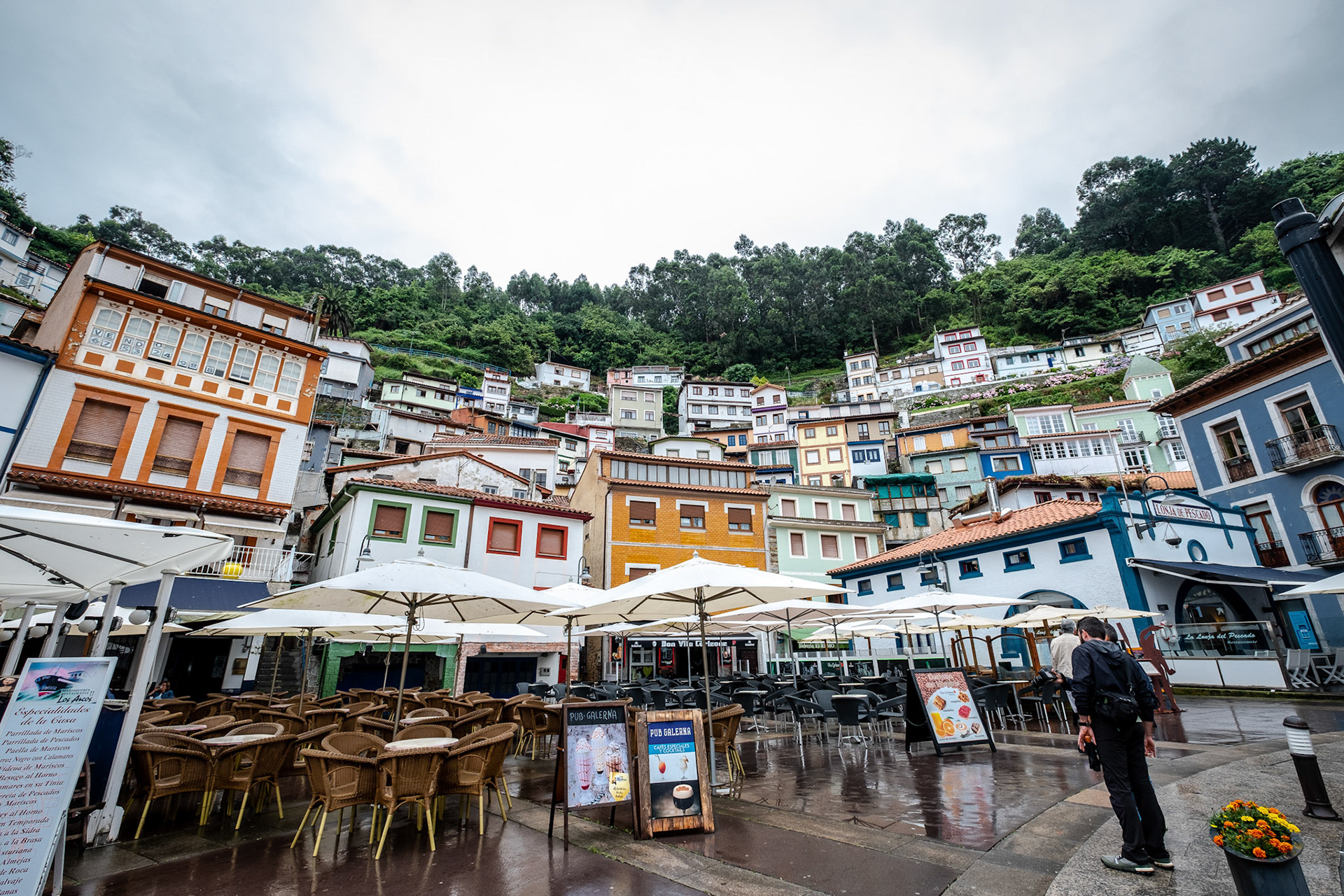 Cudillero, small and beautiful fishing village in Asturias, Spain.