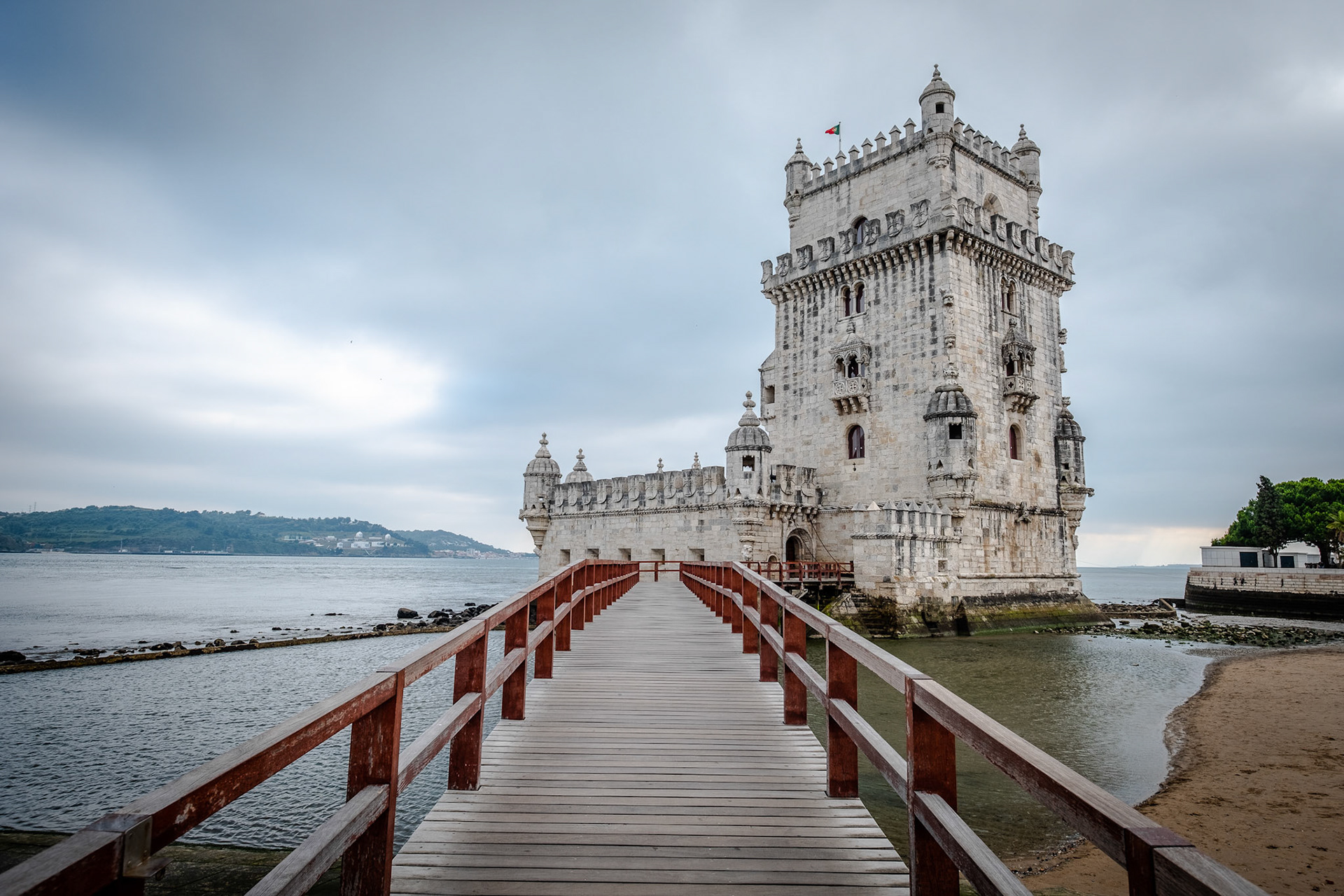 Belem Tower is a fortified tower located in the civil parish of Santa Maria de Belem in Lisbon, Portugal