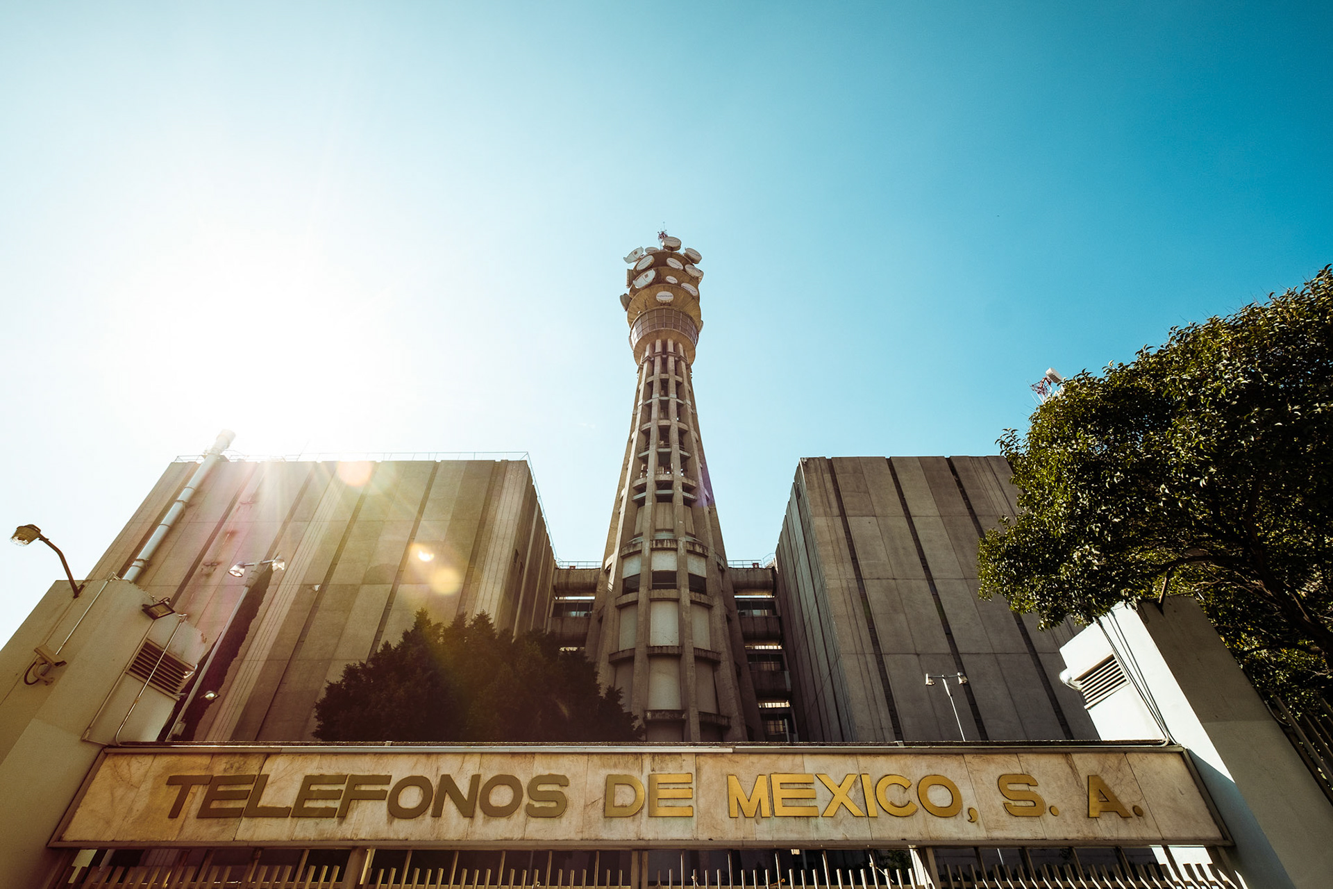 Telefonos de México Tower at Mexico City.