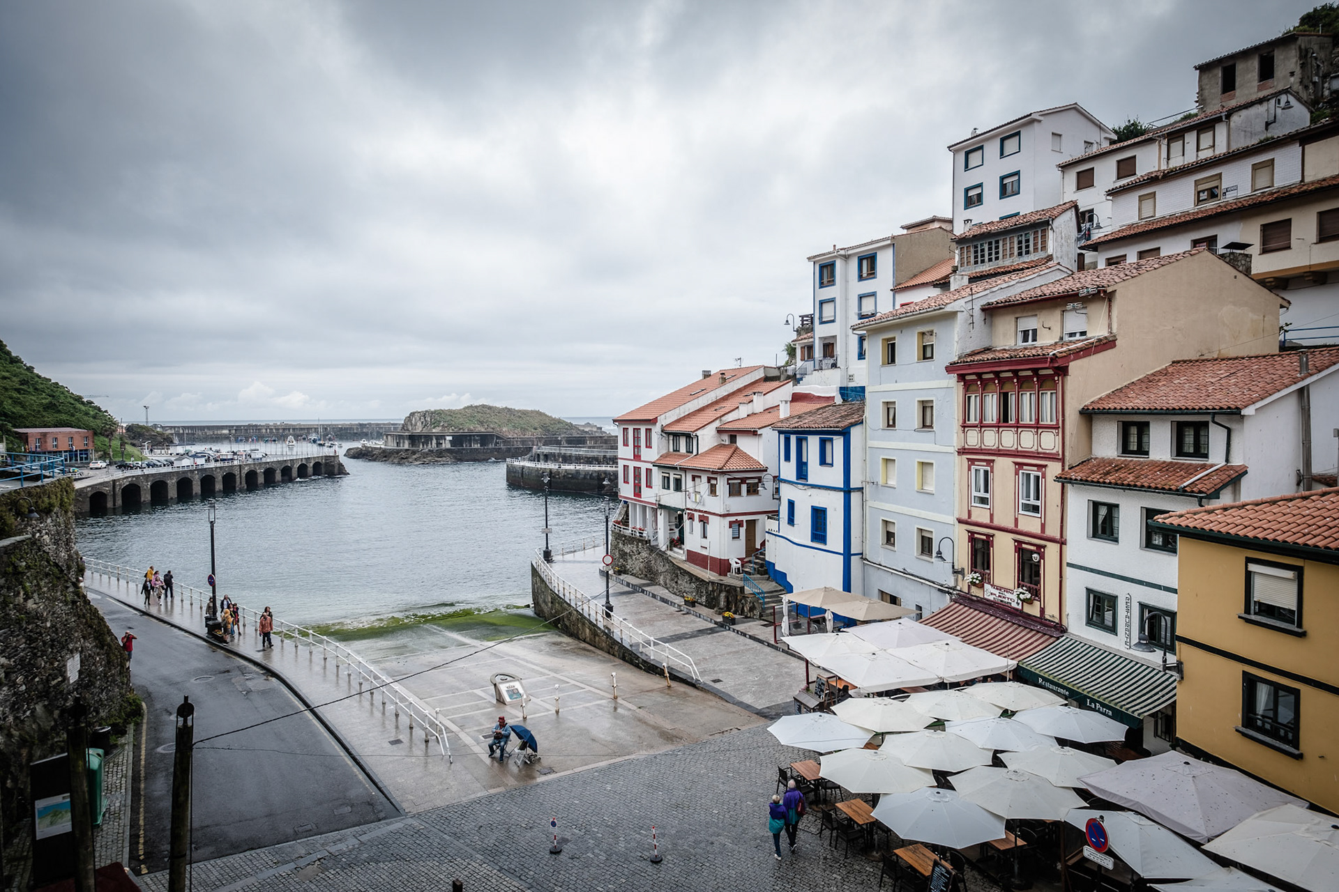 Cudillero, small and beautiful fishing village in Asturias, Spain.