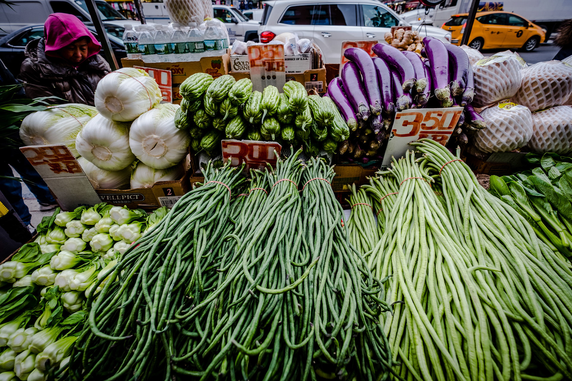 street market at Chinatown in New York City.