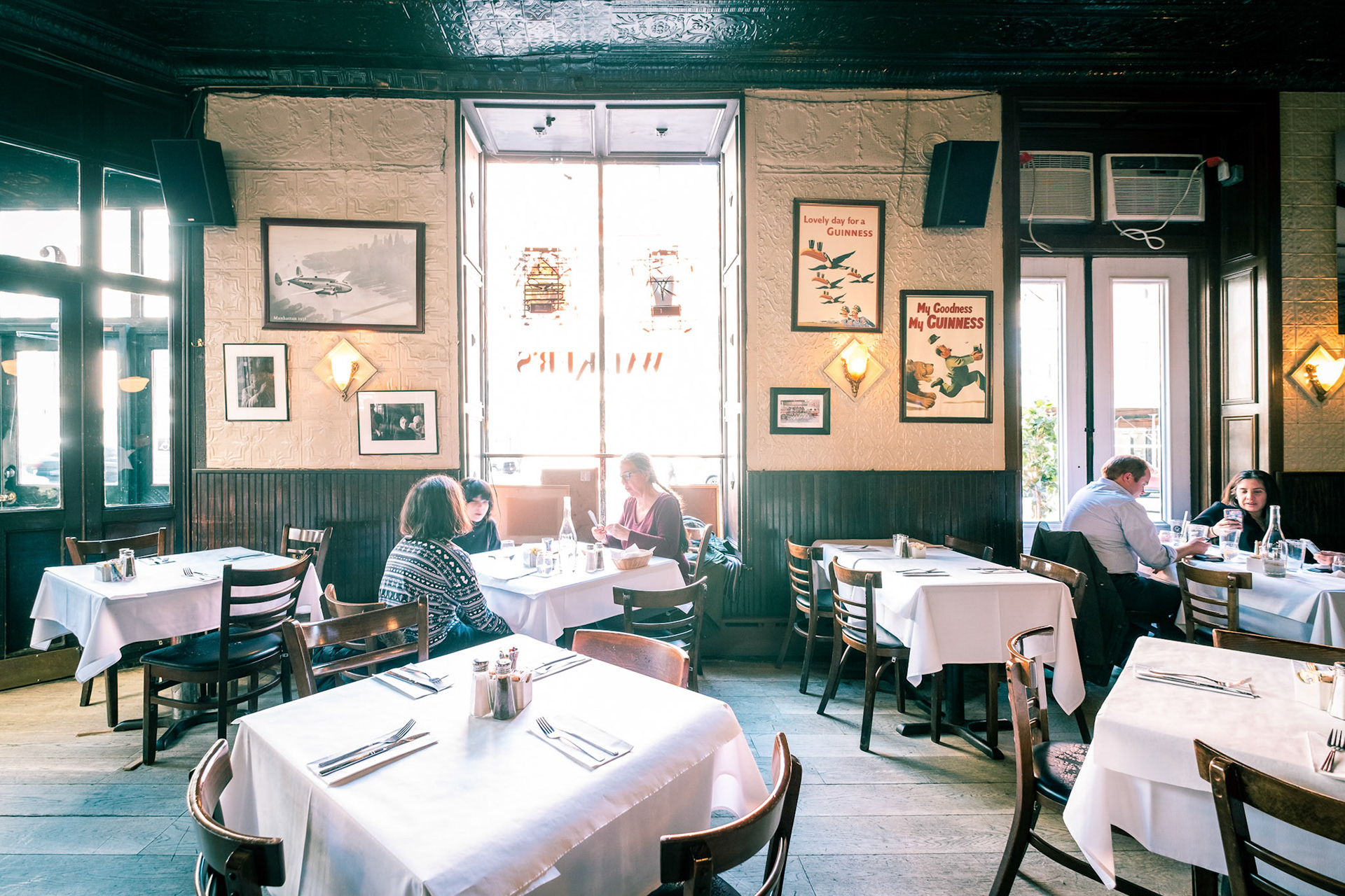 Interior of pub, for drinking and socializing, New York, NY