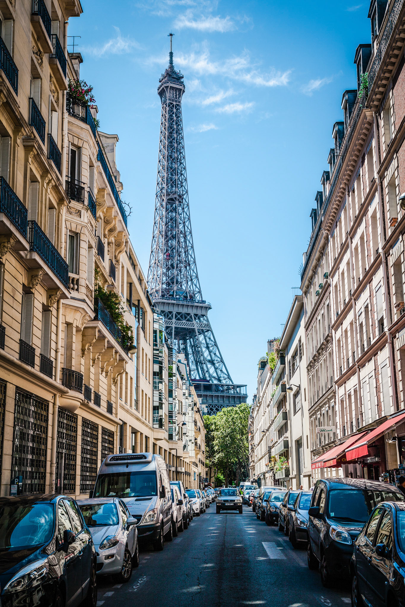 Eiffel tower in Paris.