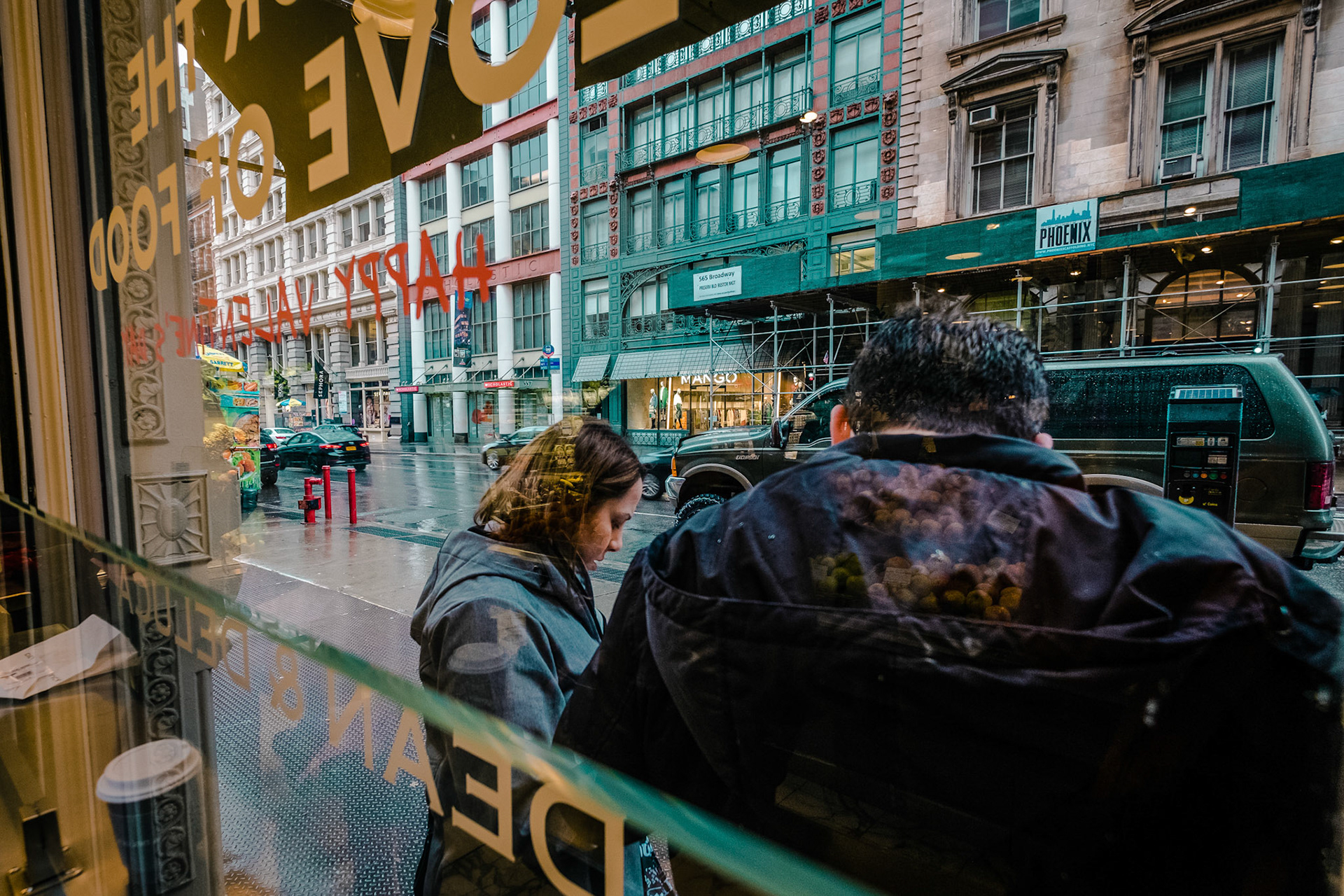 Interior of Dean & Deluca, Cafe, Soho market for fine food , Manhattan, New York