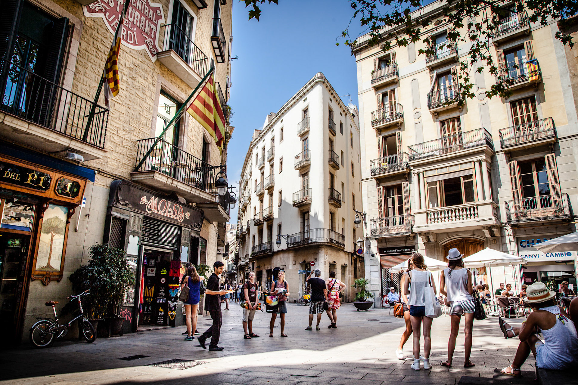 BARCELONA, CATALONIA - Barrio Gotico