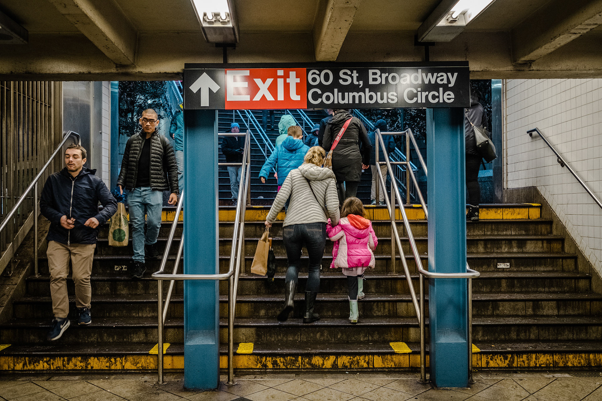 Platform on the NYC Subway is one of the oldest and most extensive public transportation systems in the world, New York