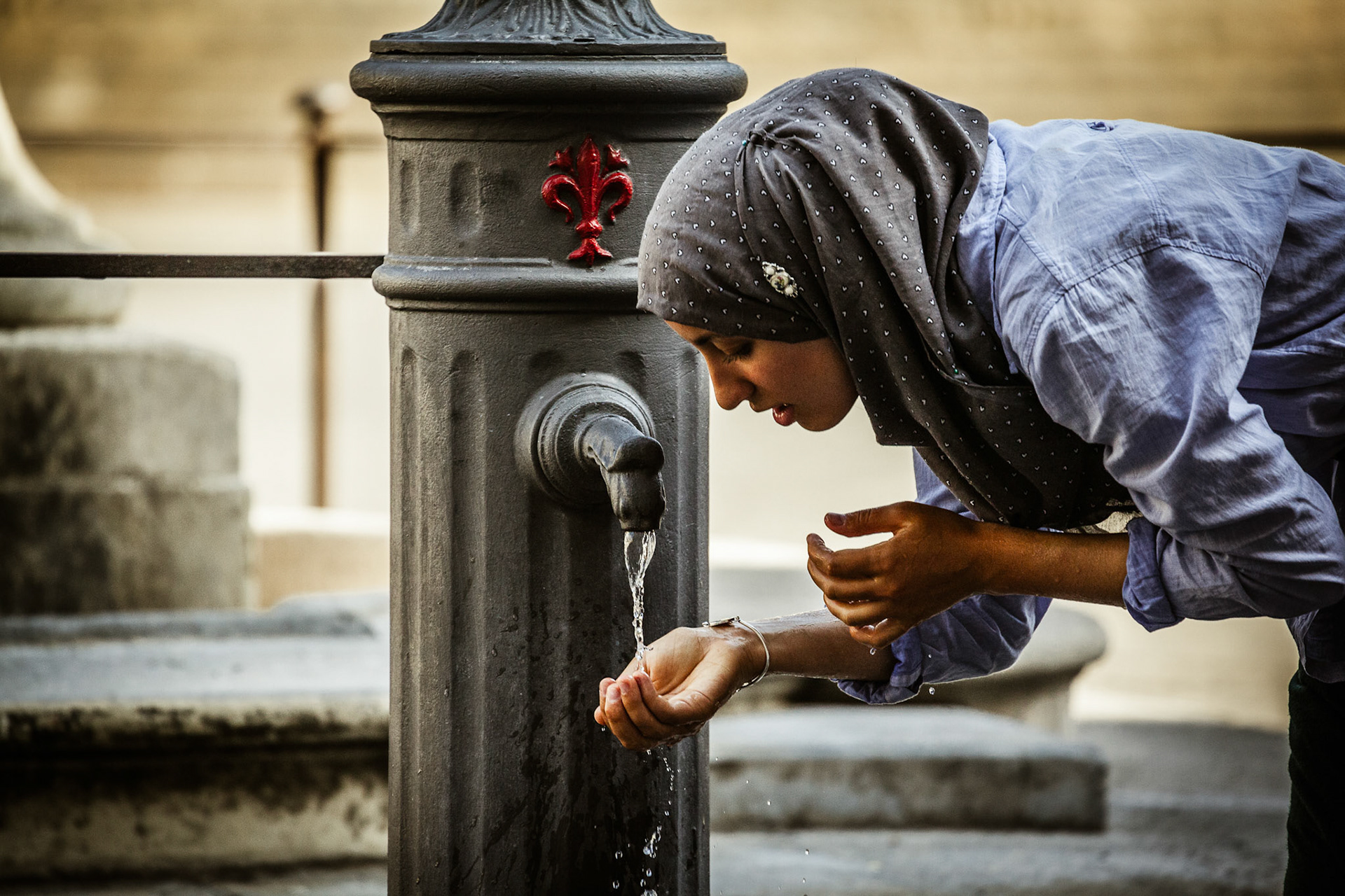 street tap florence italy
