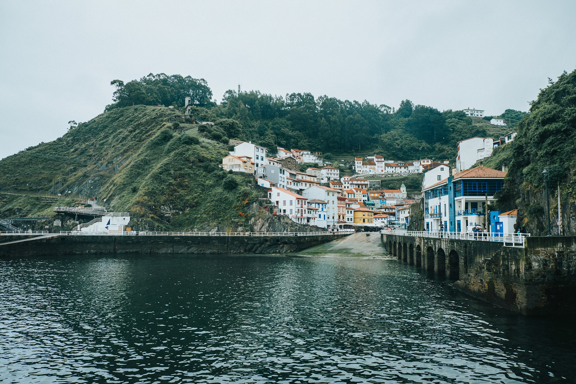Cudillero, small and beautiful fishing village in Asturias, Spain.