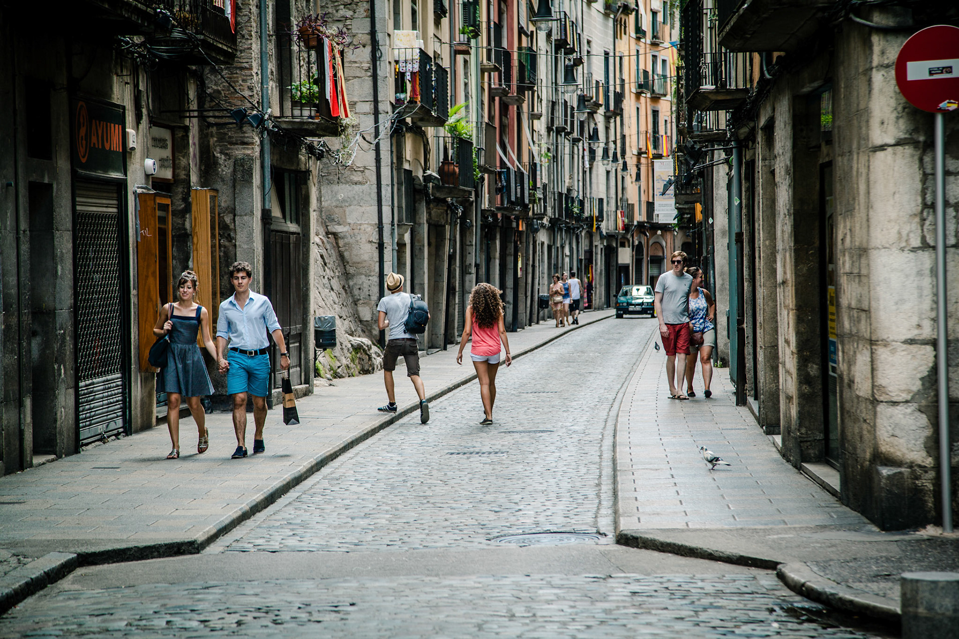 Street of Girona, Spain
