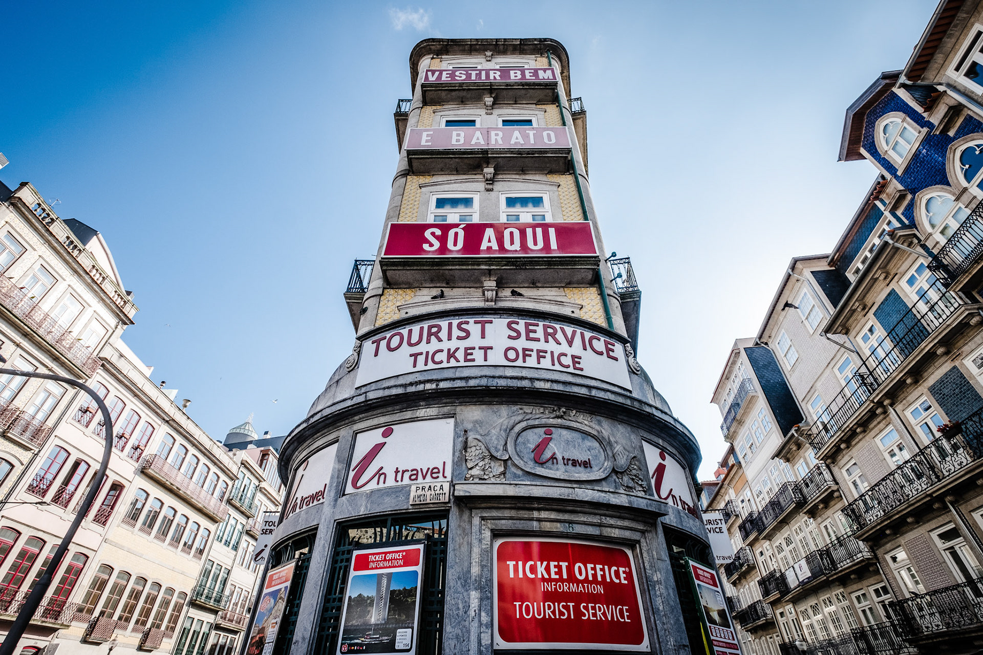 Street view of Porto old town. Portugal