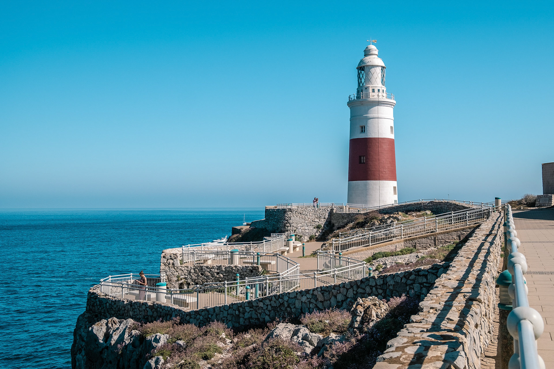 Trinity House Lighthouse. Europa Point. Gibraltar.