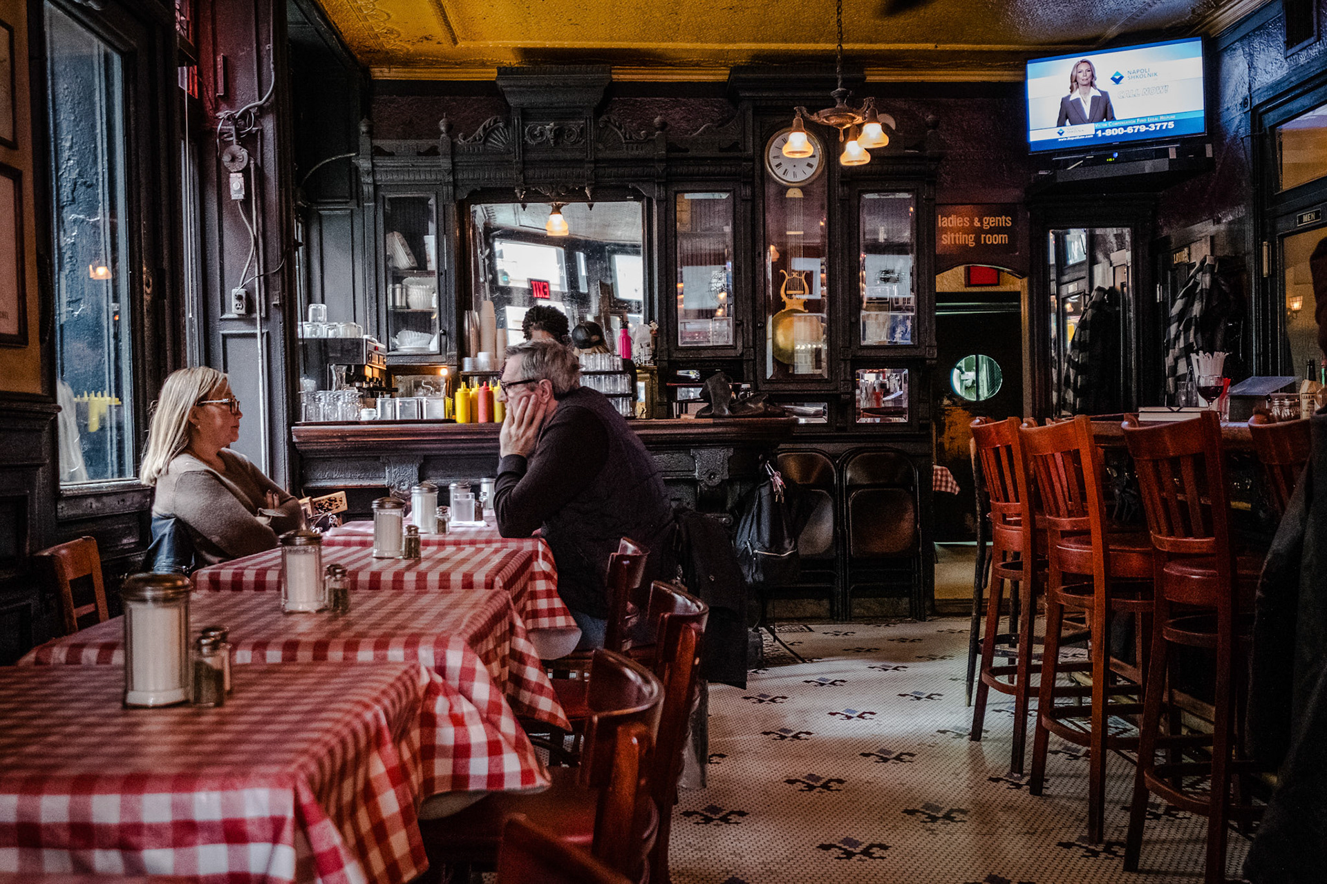Fanellis Cafe traditional style pub at soho,  manhattan, new york