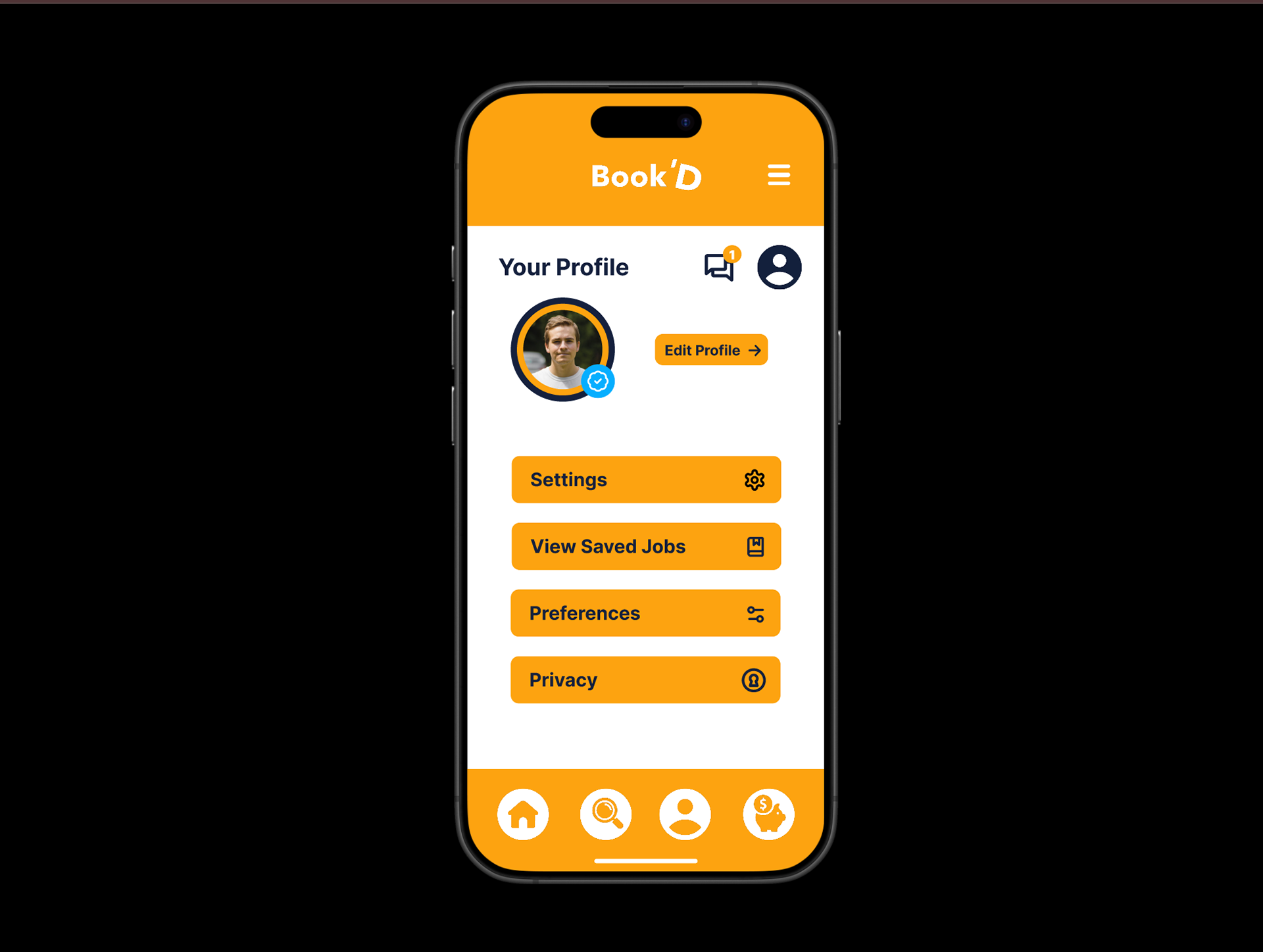 Book'D Freelance Platform (Profile)