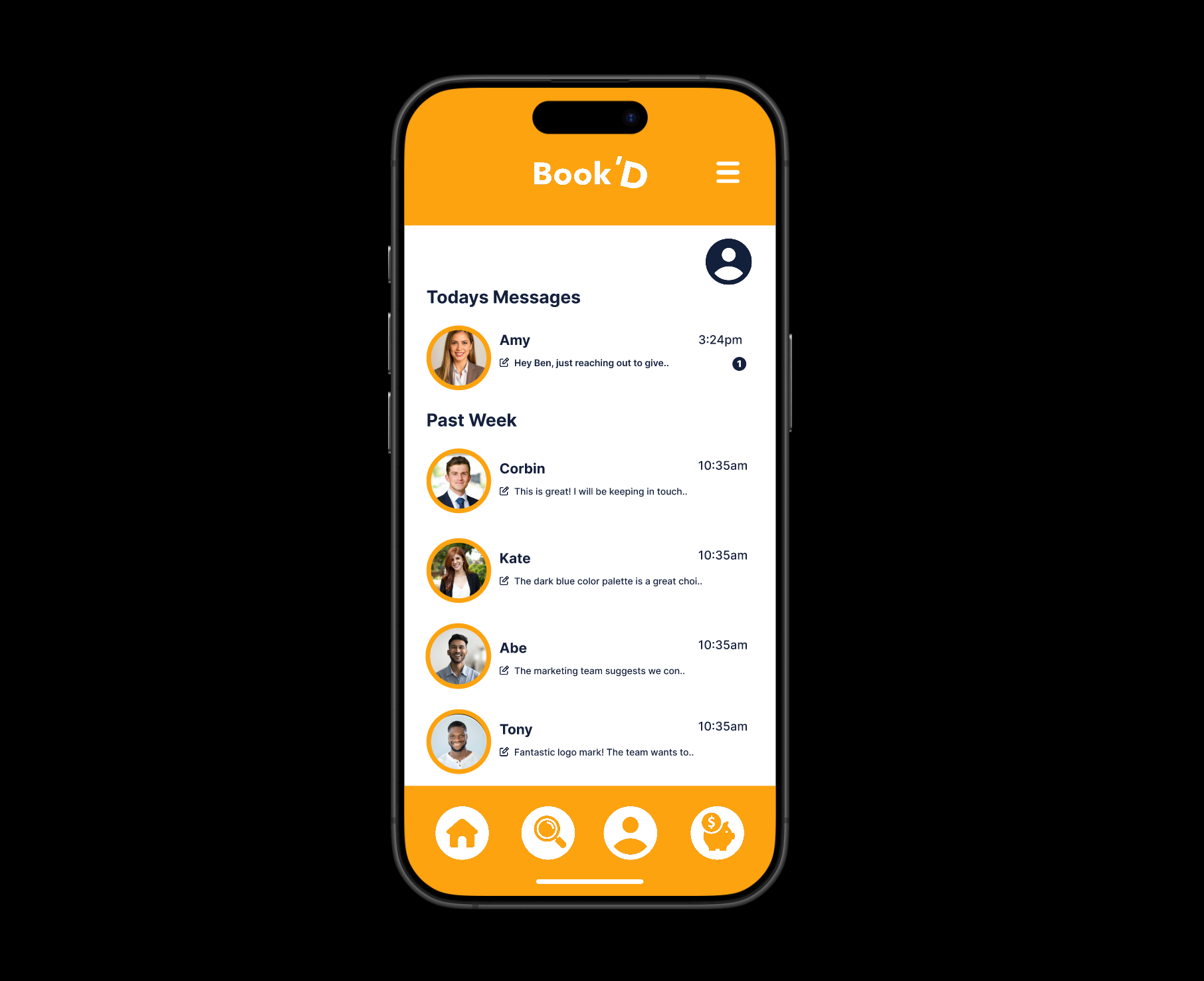 Book'D Freelance Platform (Messages)