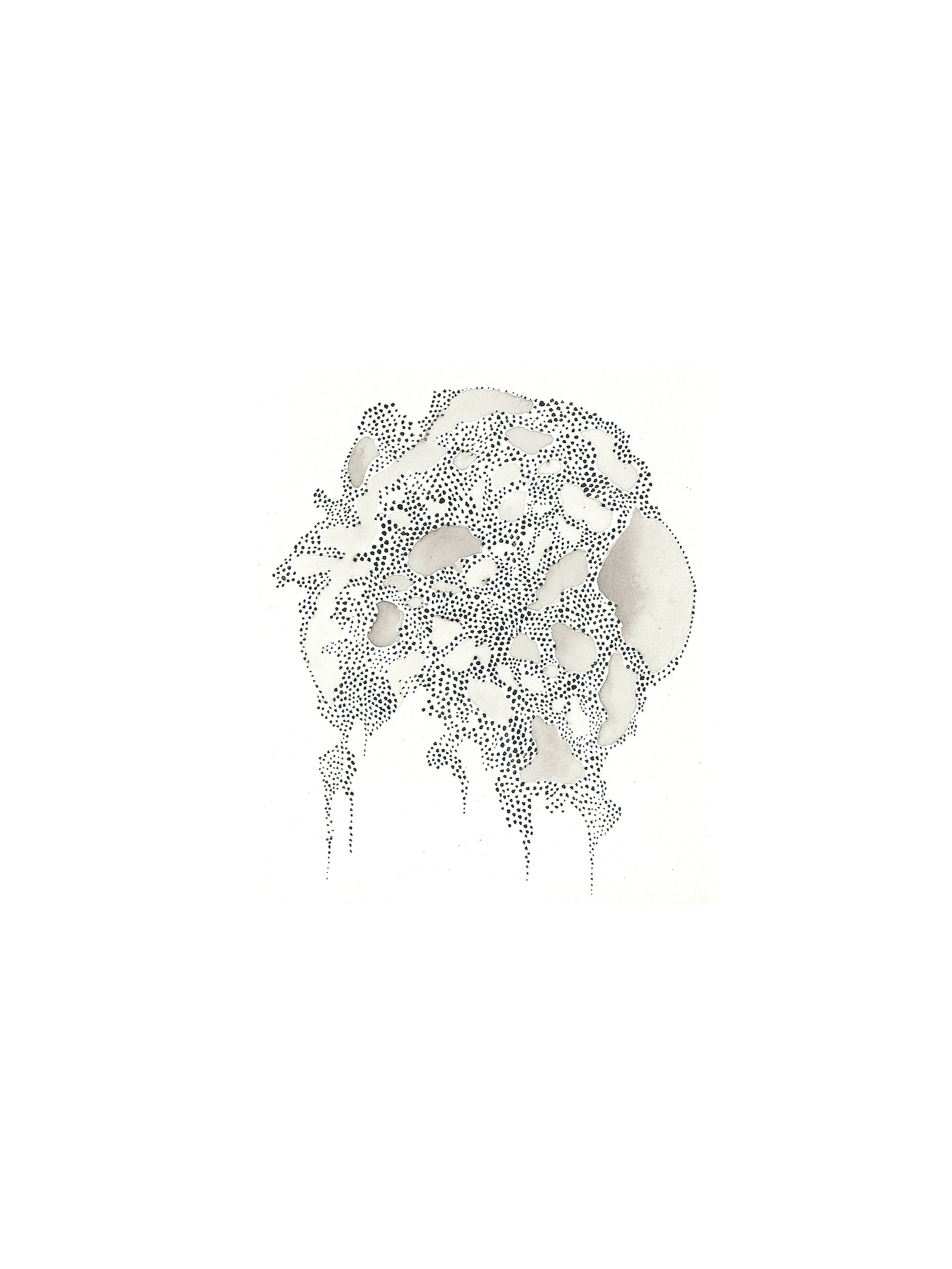 Murmuration, 2022, Watercolor on paper