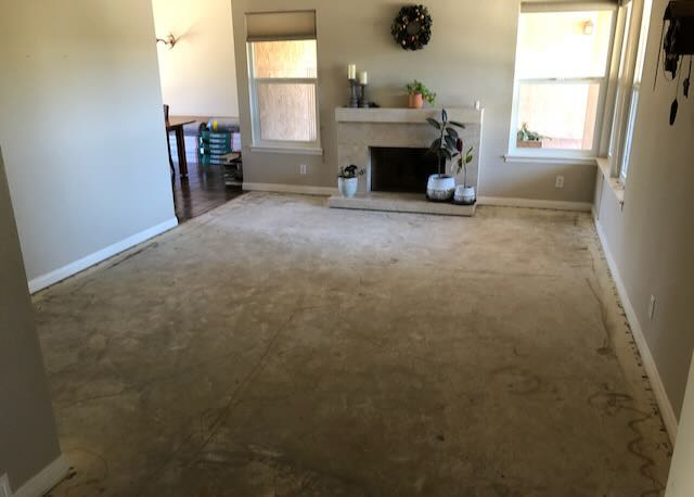 BEFORE OAK FLOATING FLOOR