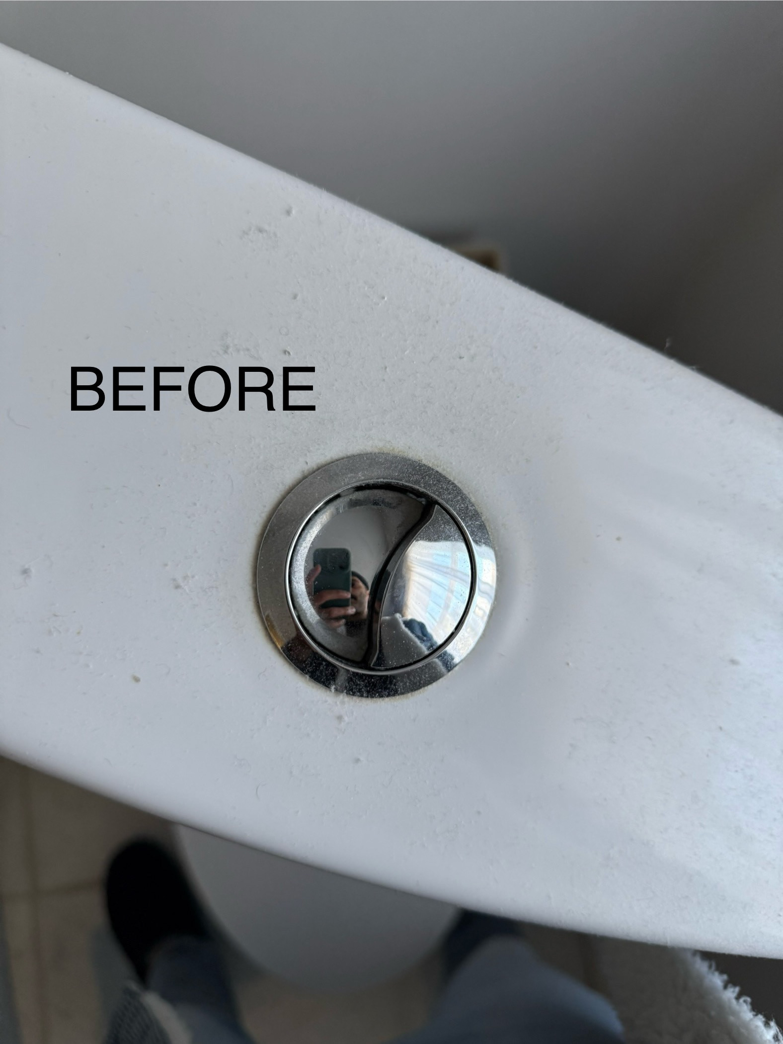 FLUSH BUTTON MISALIGNED