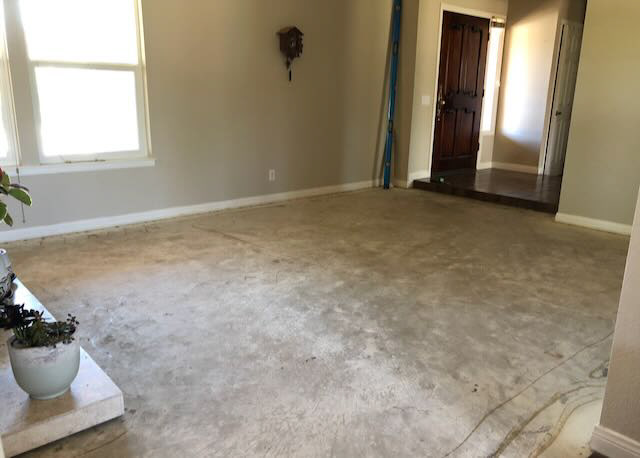 BEFORE OAK FLOATING FLOOR