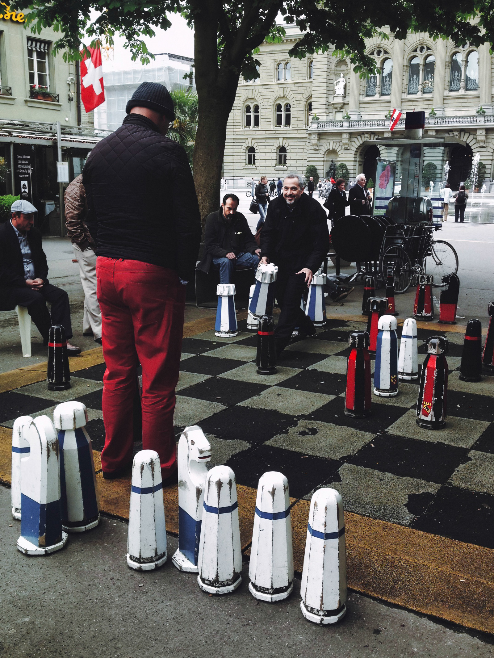 Schachspiel auf dem Bärenplatz