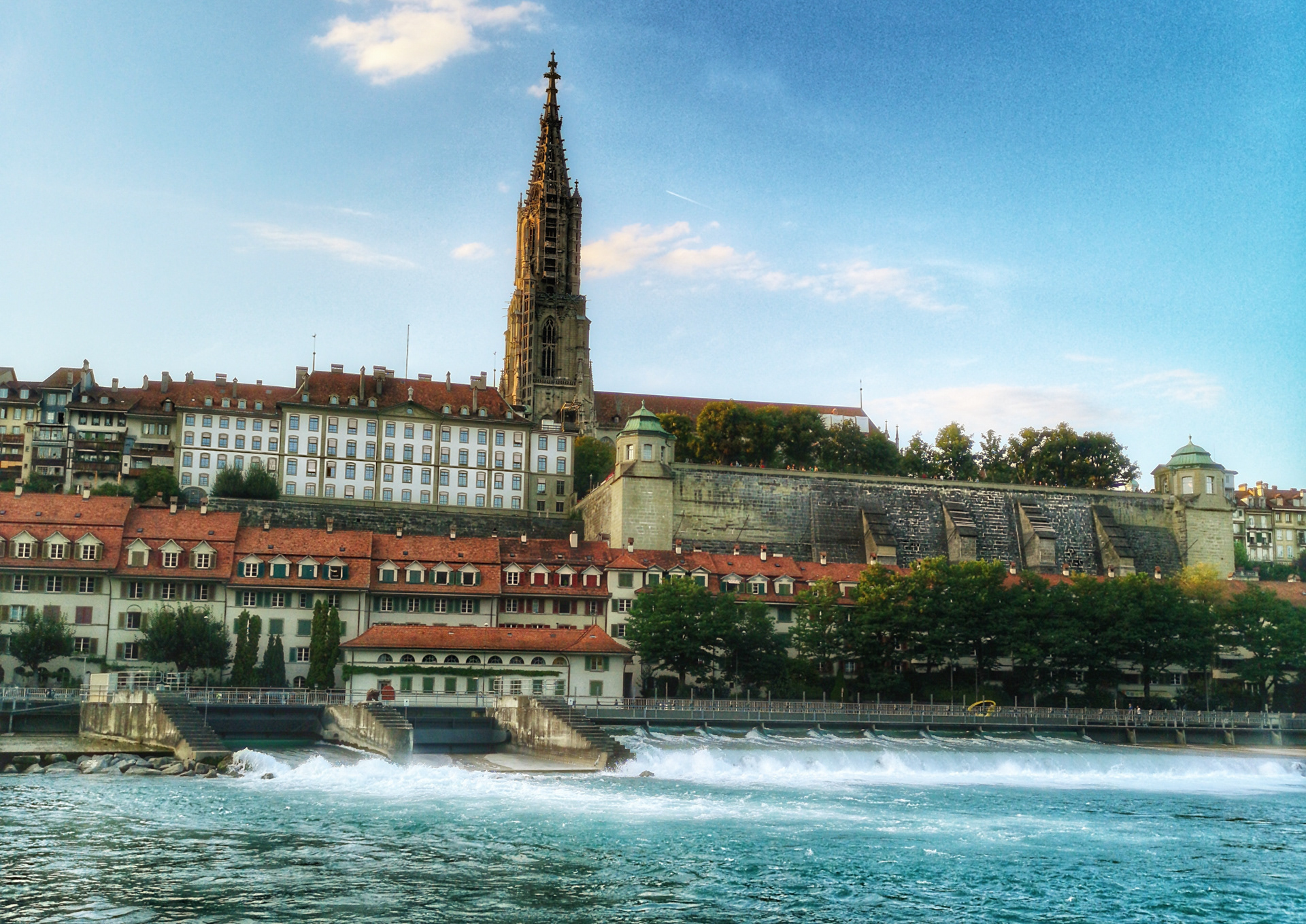 Das Münster vom Schwellenmätteli aus