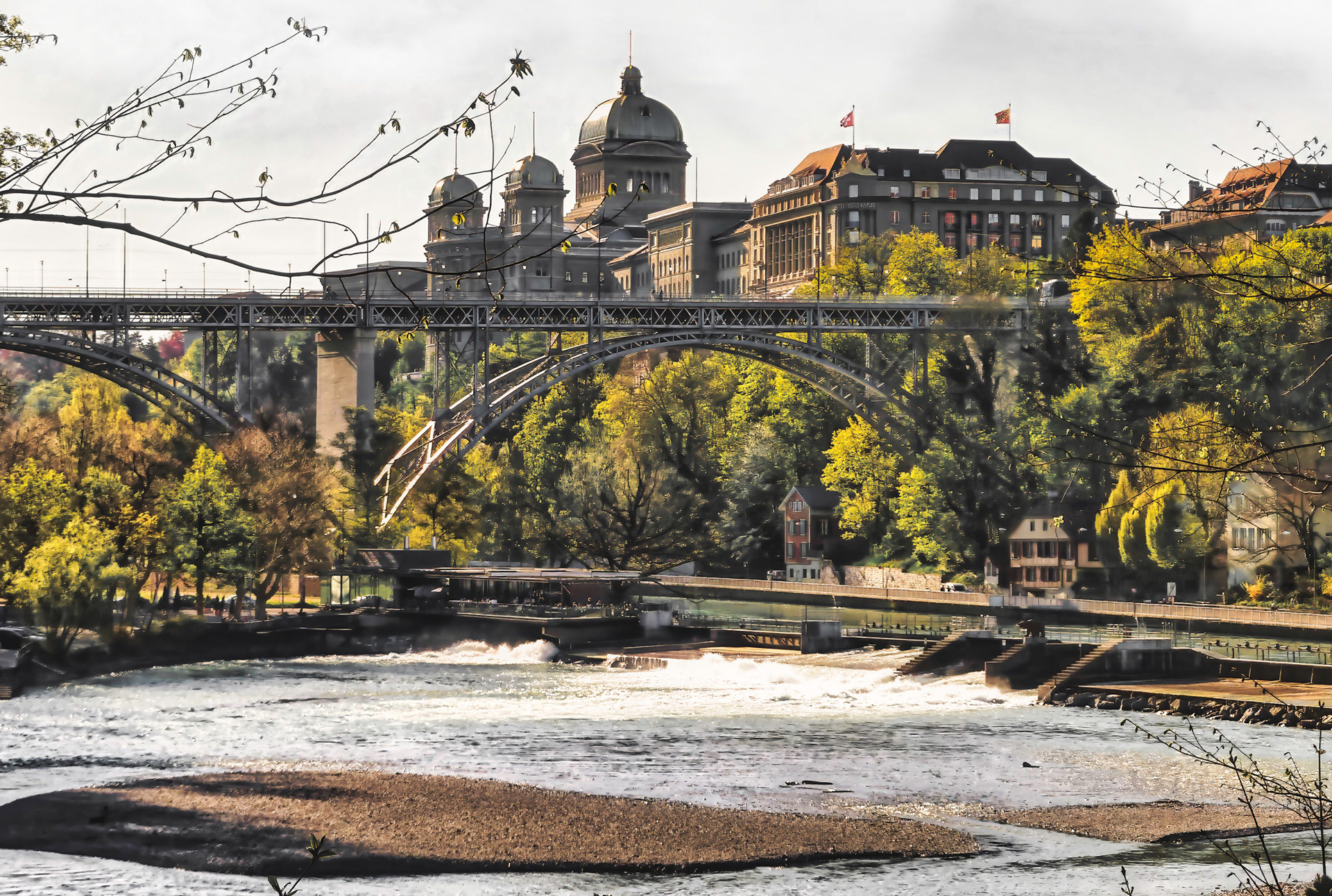 Spätsommer am Bundeshaus