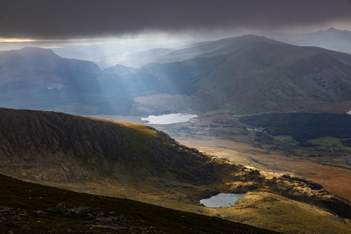 View from Snowdon summit