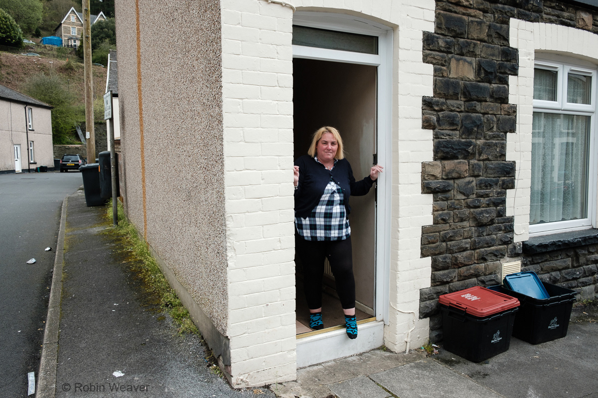 Resident of Meadow Street, Llanhilleth, 2018