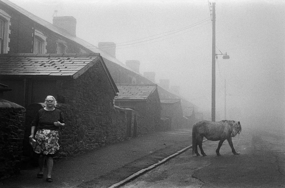 A Foggy Day in Troedyrhiw. South Wales, 1973