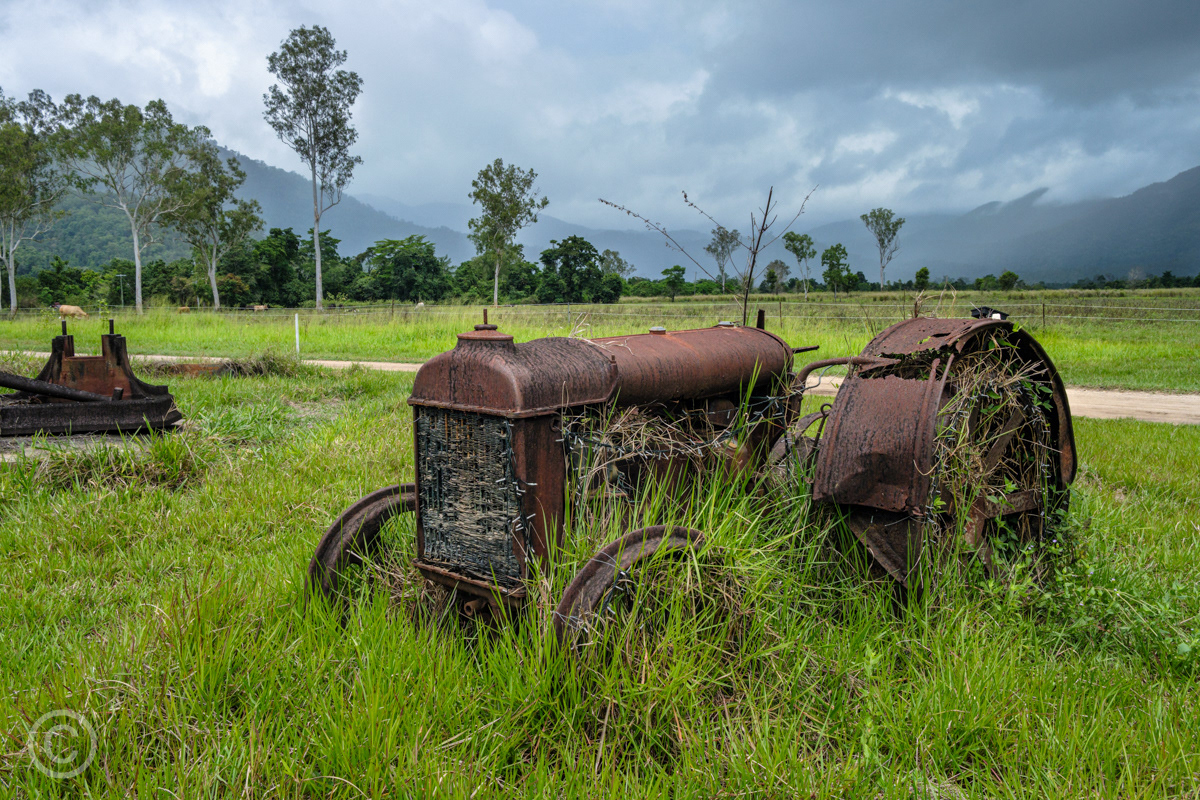 A rusting vintage tractor, Queensland