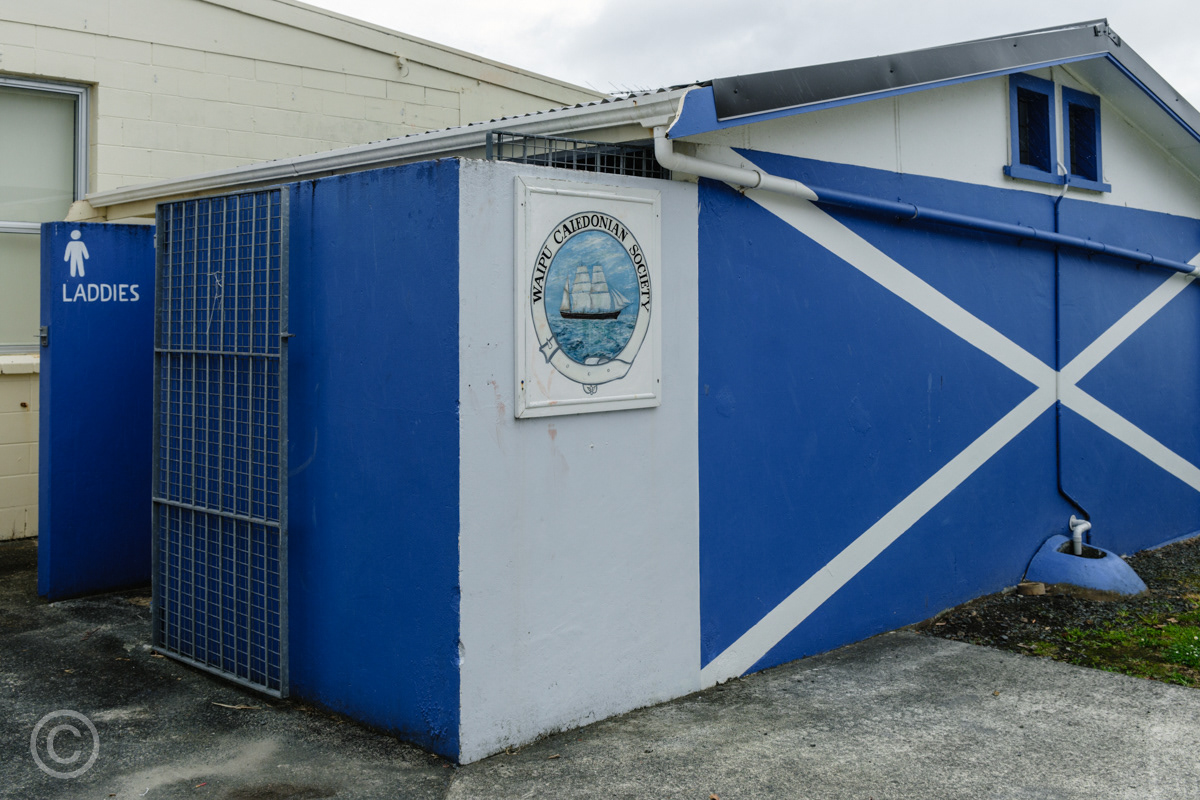 Caledonian Society toilet, Waipu, New Zealand
