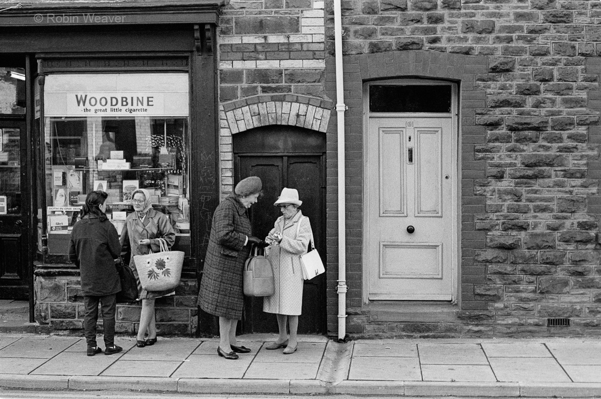 Shopping in Blaina, 1972