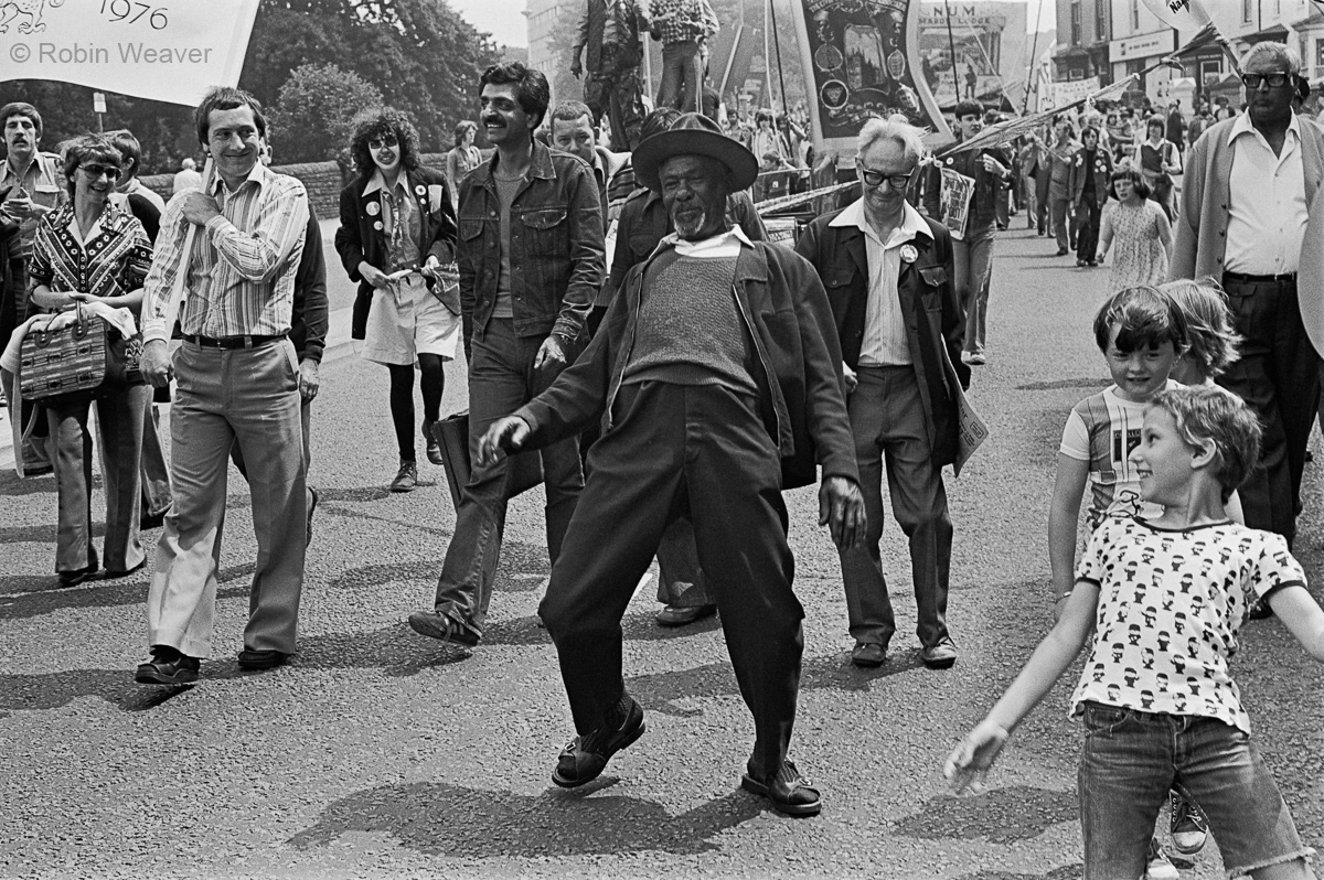 Anti-racism demonstration, Cardiff, 1978.